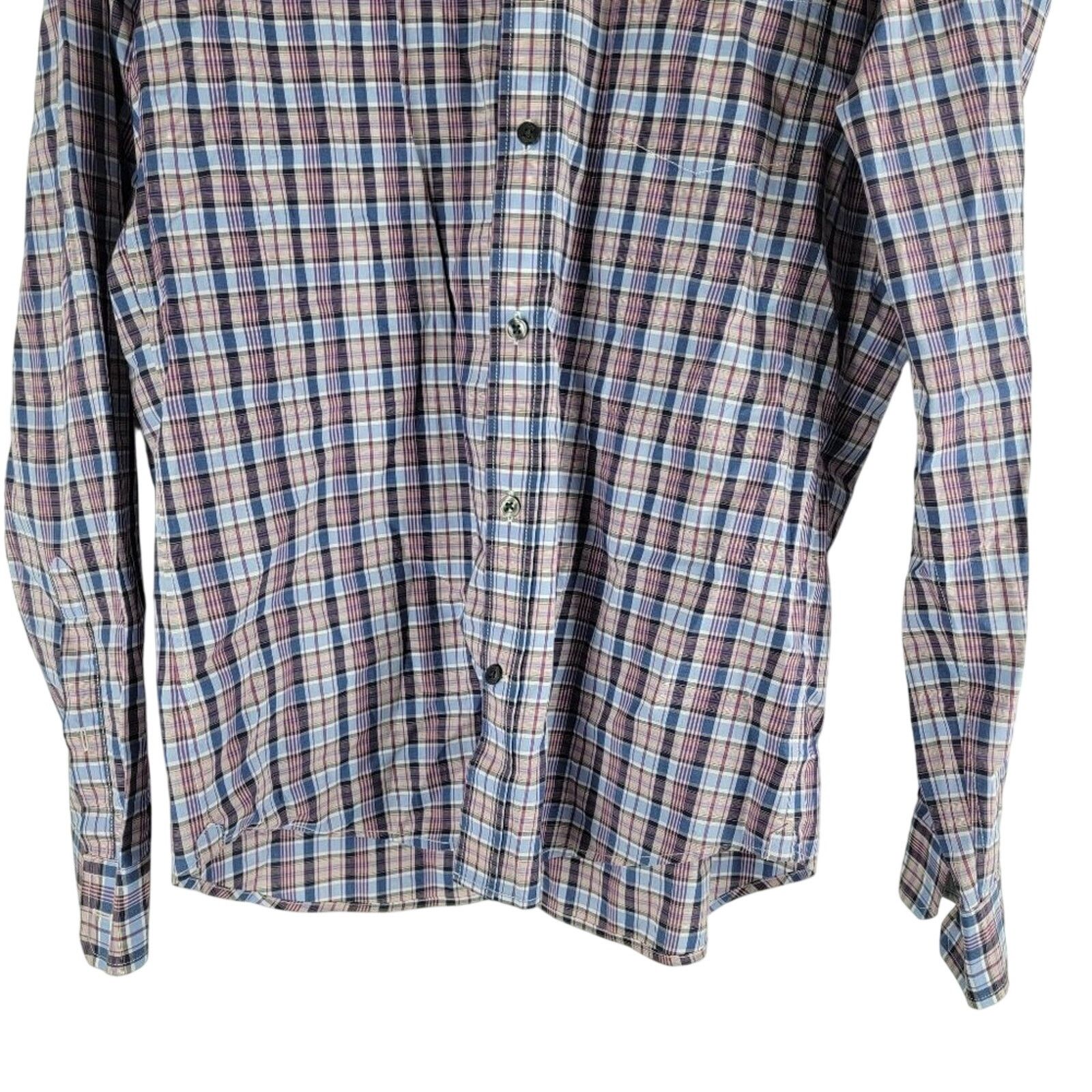 Vince Vince long sleeve button up shirt check pattern pockets Size US M / EU 48-50 / 2 - 4 Thumbnail