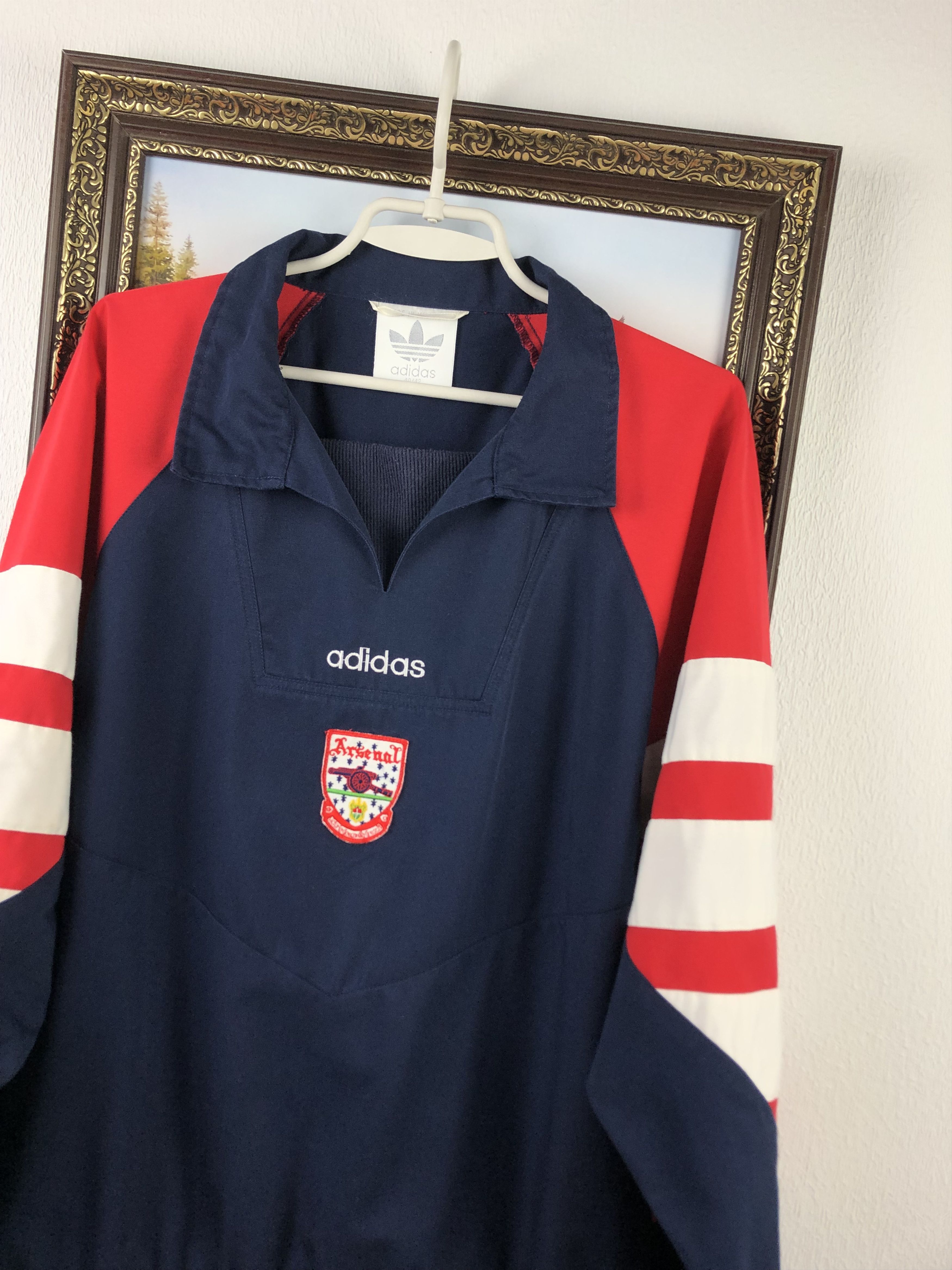 Adidas Vintage Arsenal Jacket Soccer Sweatshirt Adidas Gunners Size US L / EU 52-54 / 3 - 4 Thumbnail
