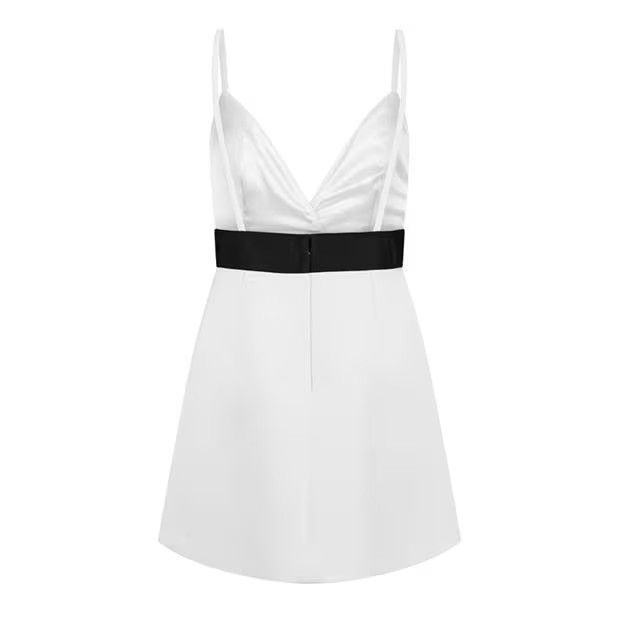 Dolce & Gabbana o1g2r1mq1024 Mini Dress in Bianco & Black Size M / US 6-8 / IT 42-44 - 2 Thumbnail