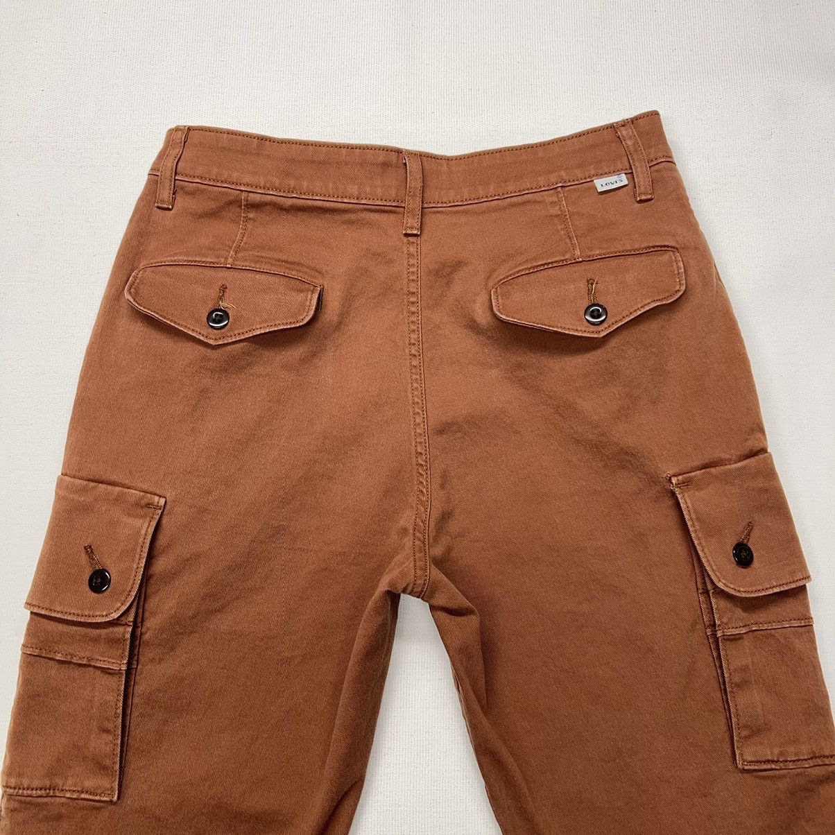 Levi's Levis Cargo Pants Brown Slim Taper Pocket Workwear Utility Size US 29 - 12 Thumbnail