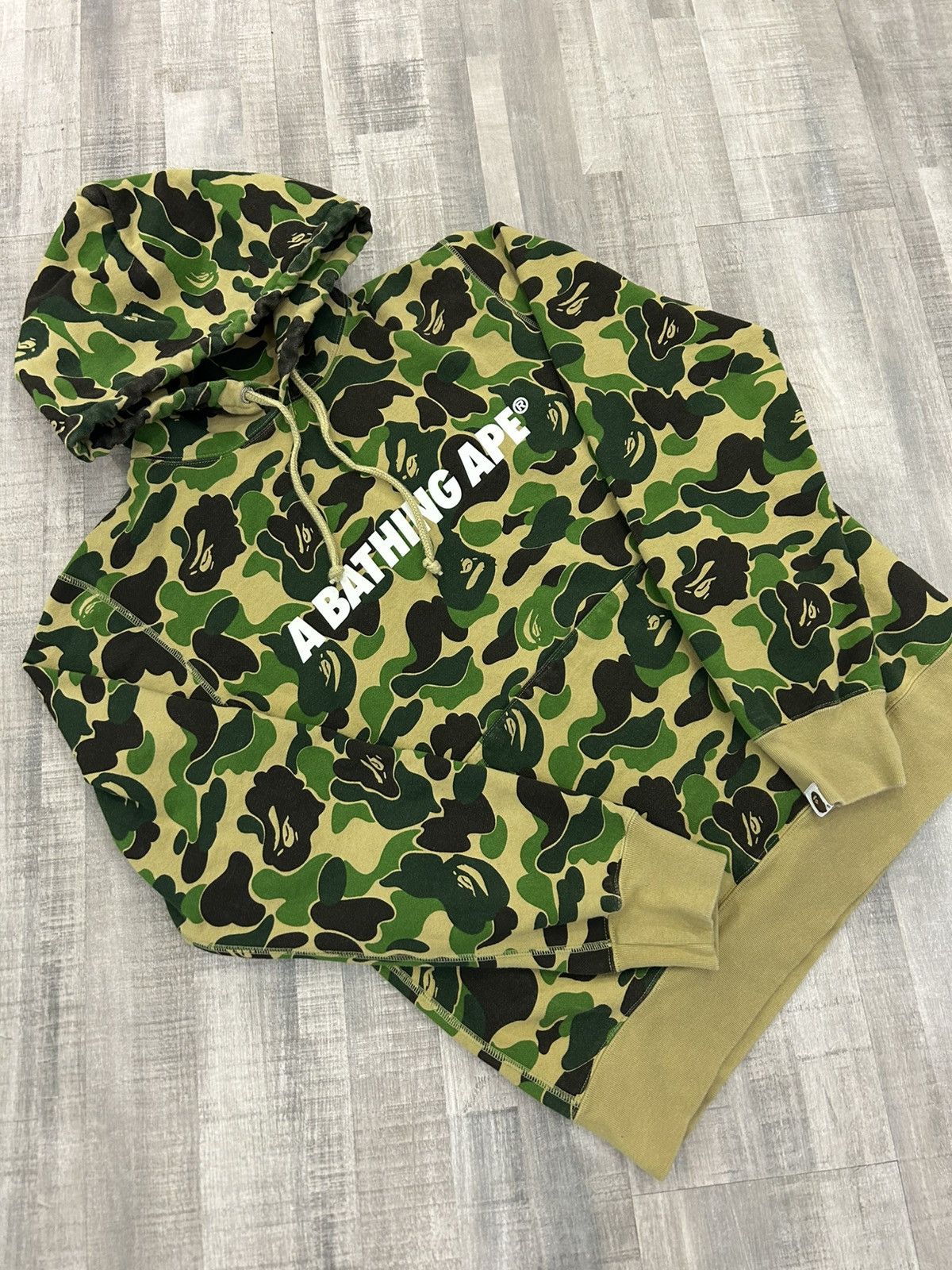 Bape A Bathing Ape ABC Camo By Bathing Ape Pullover Hoodie Size US XL / EU 56 / 4 - 2 Thumbnail