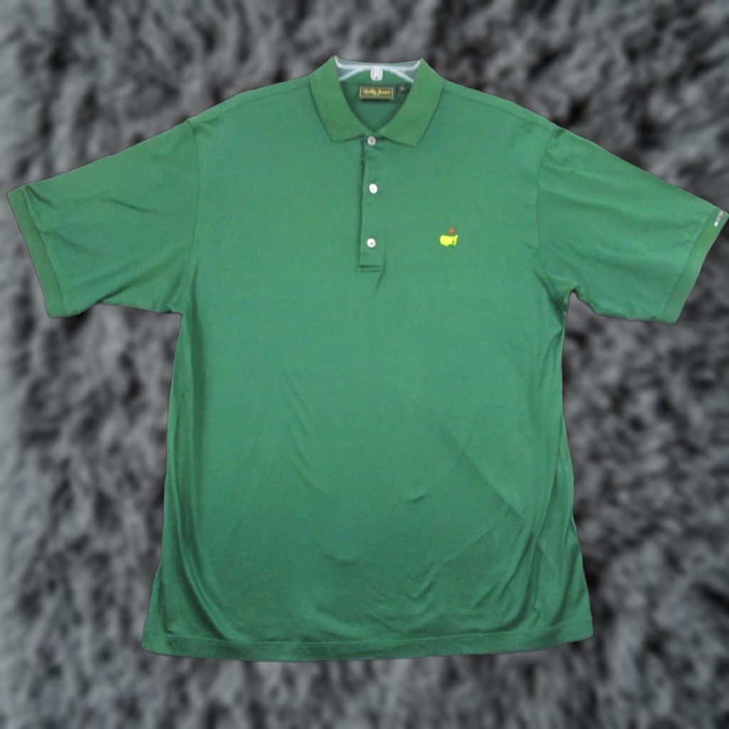 Vintage Bobby Jones Masters Polo Shirt Mens Large Green Polo Golf Vintage Shirts Size US L / EU 52-54 / 3 - 1 Thumbnail