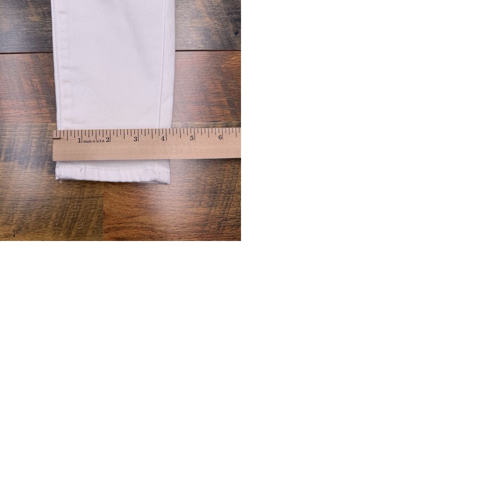 Vintage SO Ultimate Jegging Womens 1 White High Rise Jeans Slim 5-Pocket Denim Cotton Blend Zip Inseam 29" Size 25" / US 0 / IT 36 - 9 Thumbnail