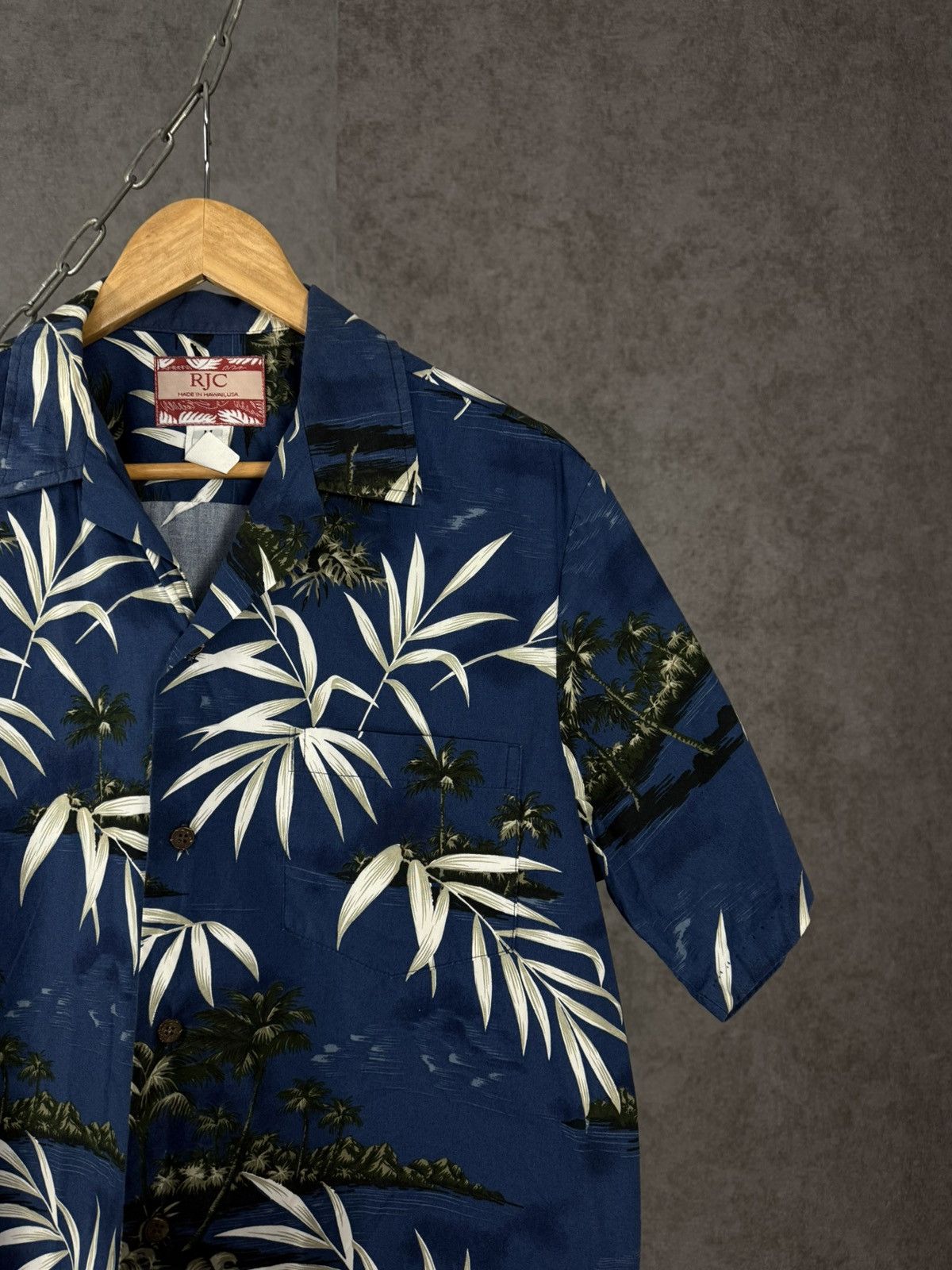 Vintage Hawaiian crazy art vintage made in USA shirt Size US M / EU 48-50 / 2 - 2 Thumbnail