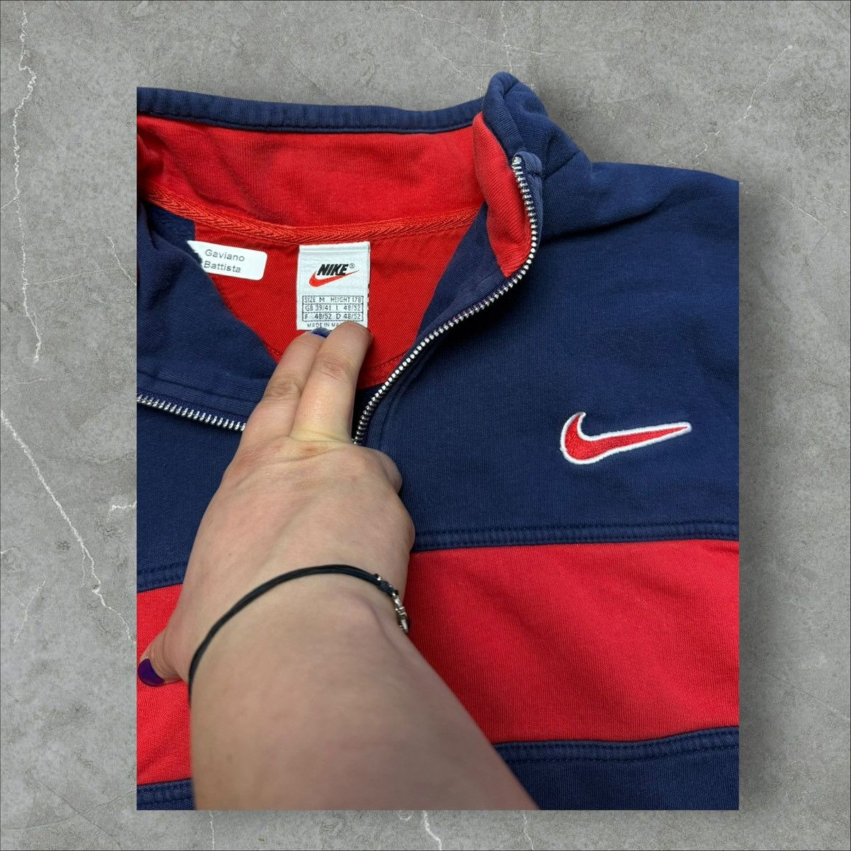 Nike × Vintage Vintage halfzip Nike size M Size US M / EU 48-50 / 2 - 2 Thumbnail