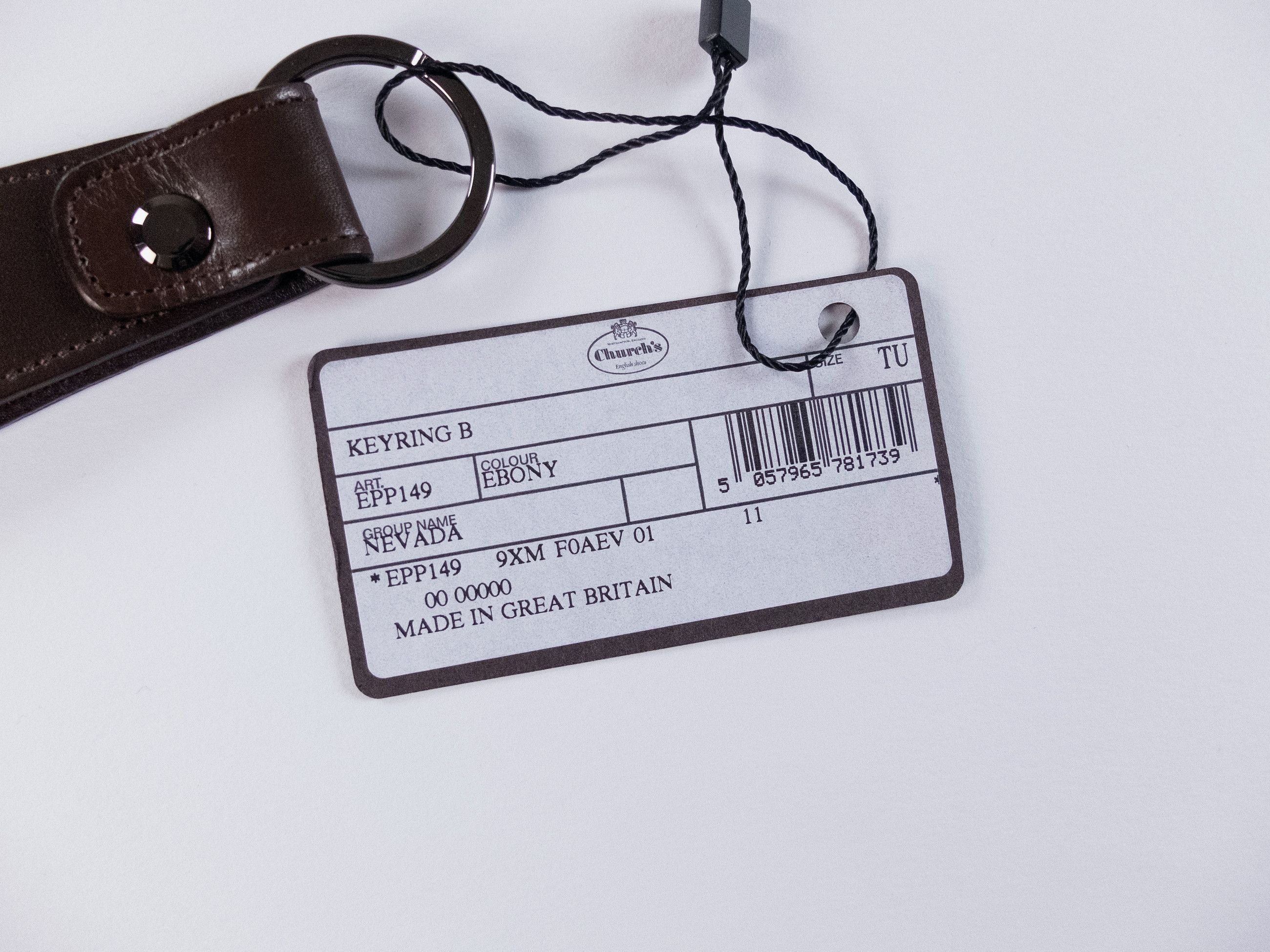 Church's CHURCH'S of England dark brown leather keyring authentic Size ONE SIZE - 6 Thumbnail