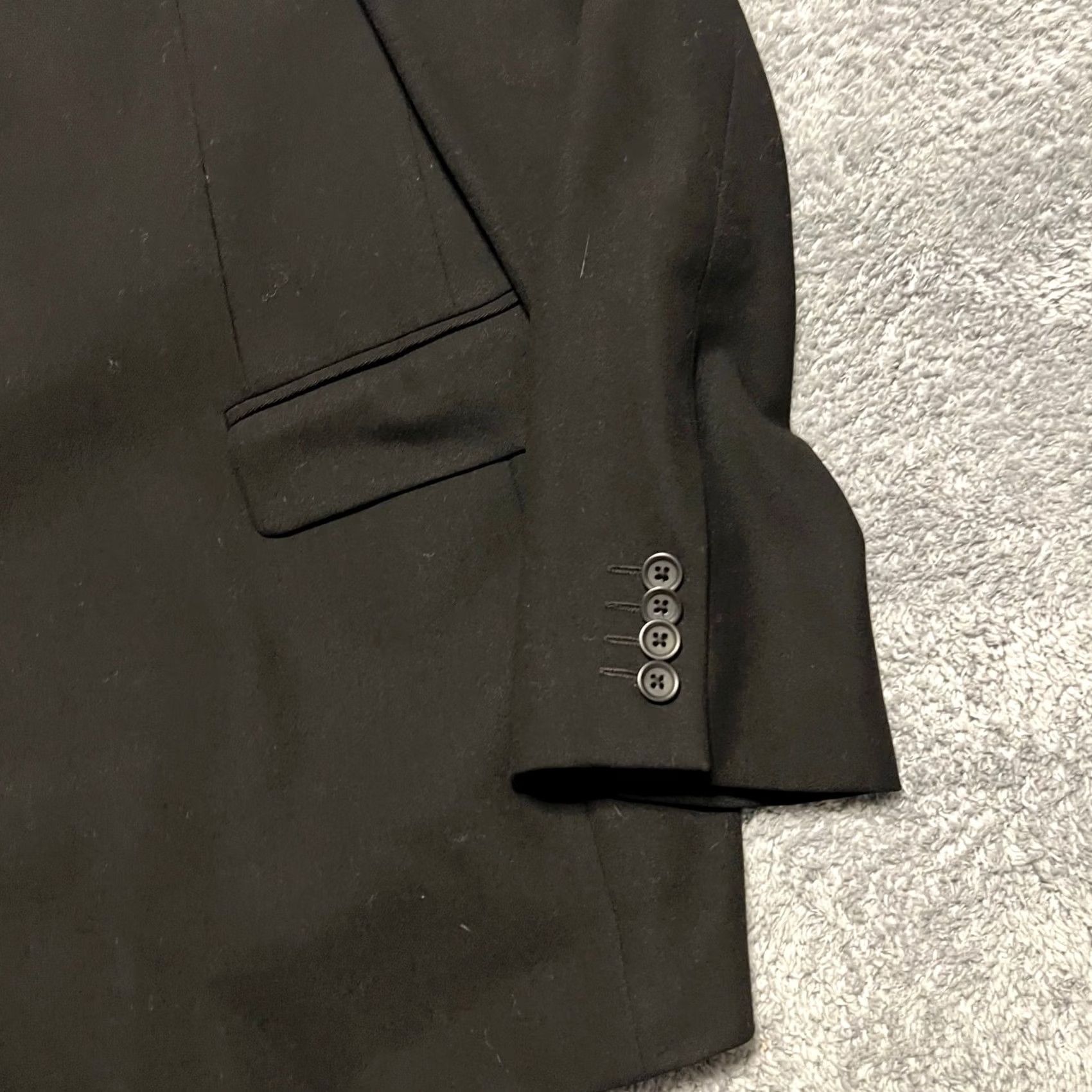 Banana Republic Banana Republic Jacket Mens 44 Black Blazer 44R Sport Coat Button Suit Size 44R - 2 Thumbnail