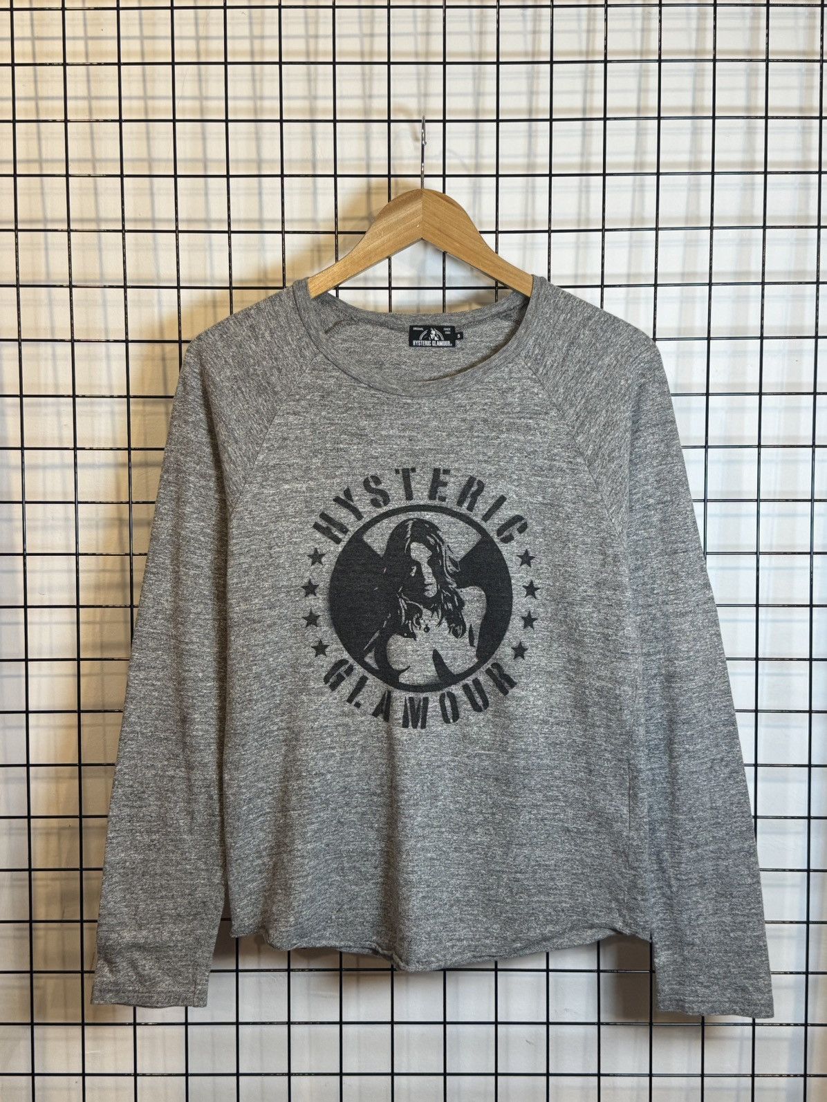 Hysteric Glamour Hys Girl Raglan Cut and Sew Long Sleeve