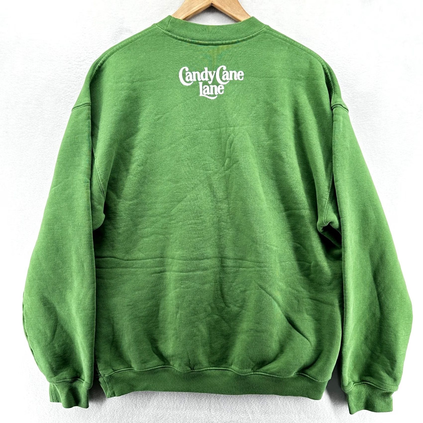 Bricks & Wood Bricks & Wood Pullover Sweatshirt Green Men's M Candy Cane Lane Promo Crew Neck Long Sleeve Regular Comfort Winter Size US M / EU 48-50 / 2 - 2 Thumbnail