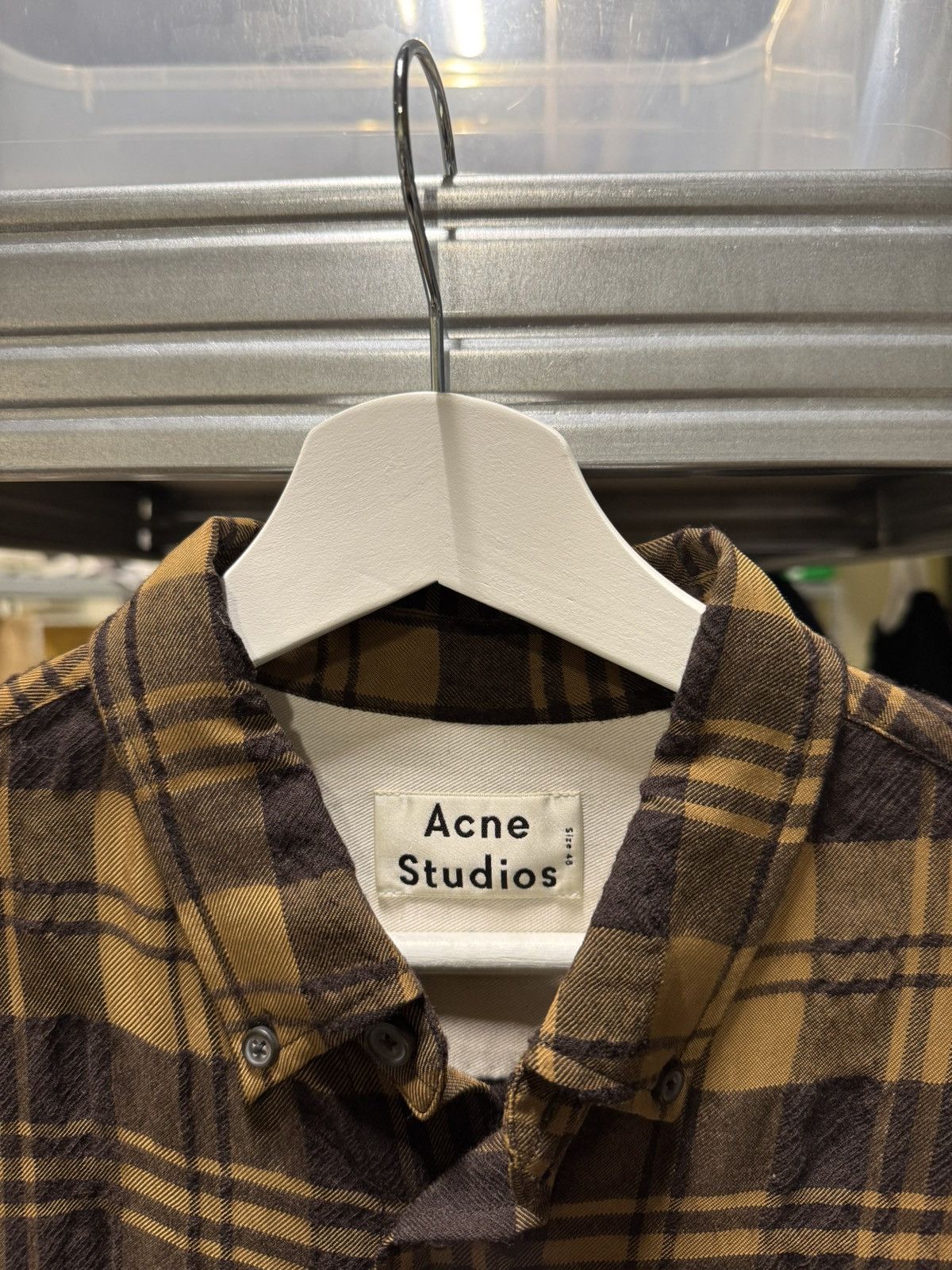 Acne Studios Acne Studios Check Shirt RETAIL 500$ Size US M / EU 48-50 / 2 - 2 Thumbnail