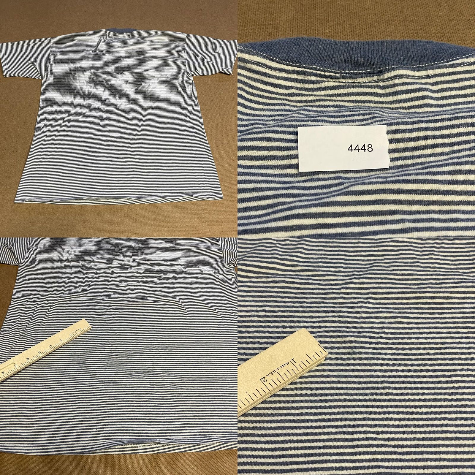 Vintage VINTAGE Freeman Sports Shirt Mens XL Blue White Striped Golf Crest USA 90s Tee Size US XL / EU 56 / 4 - 8 Thumbnail