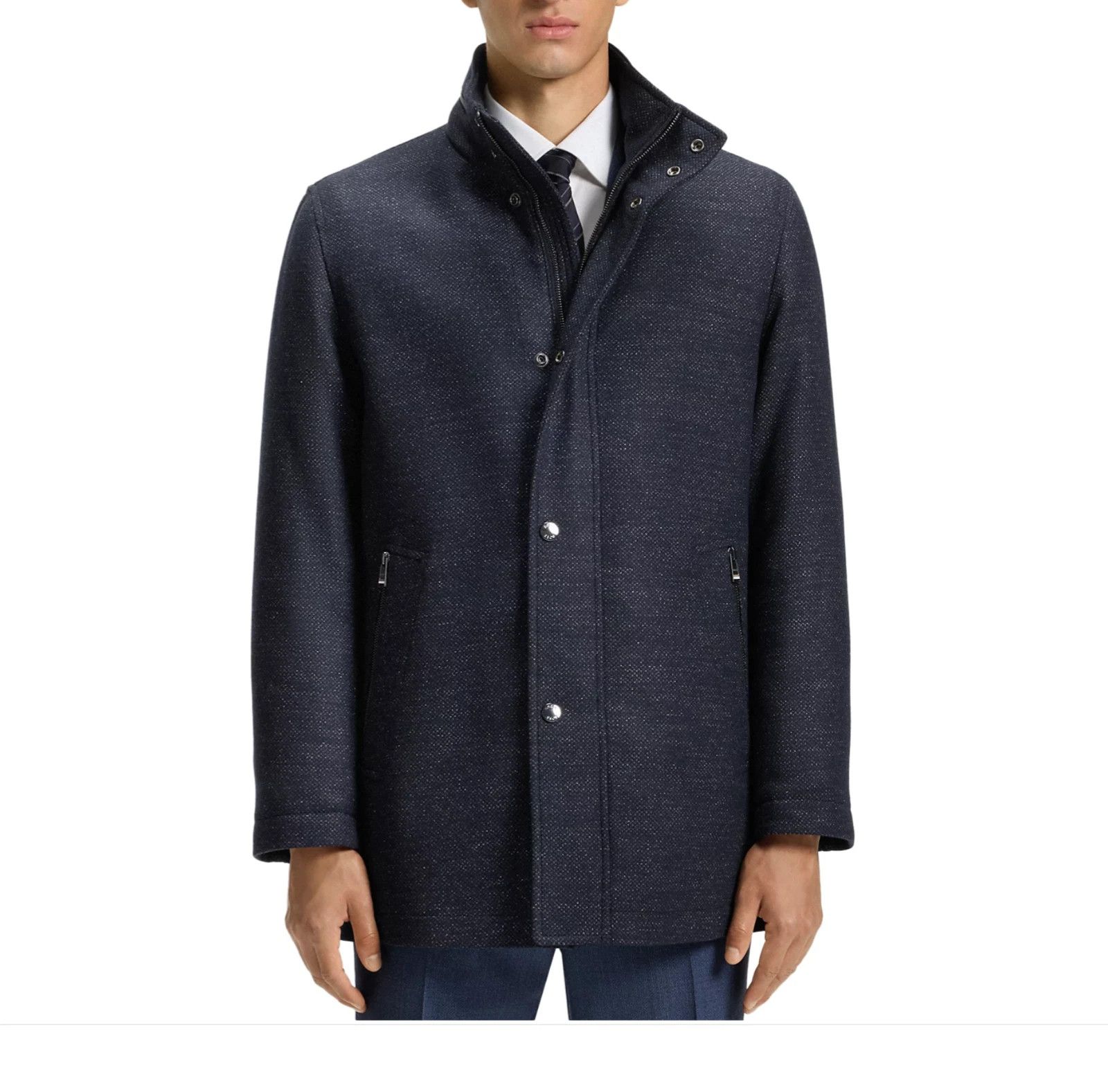Hugo Boss Hugo Boss Camron Relaxed Fit Coat Size US XL / EU 56 / 4 - 2 Thumbnail