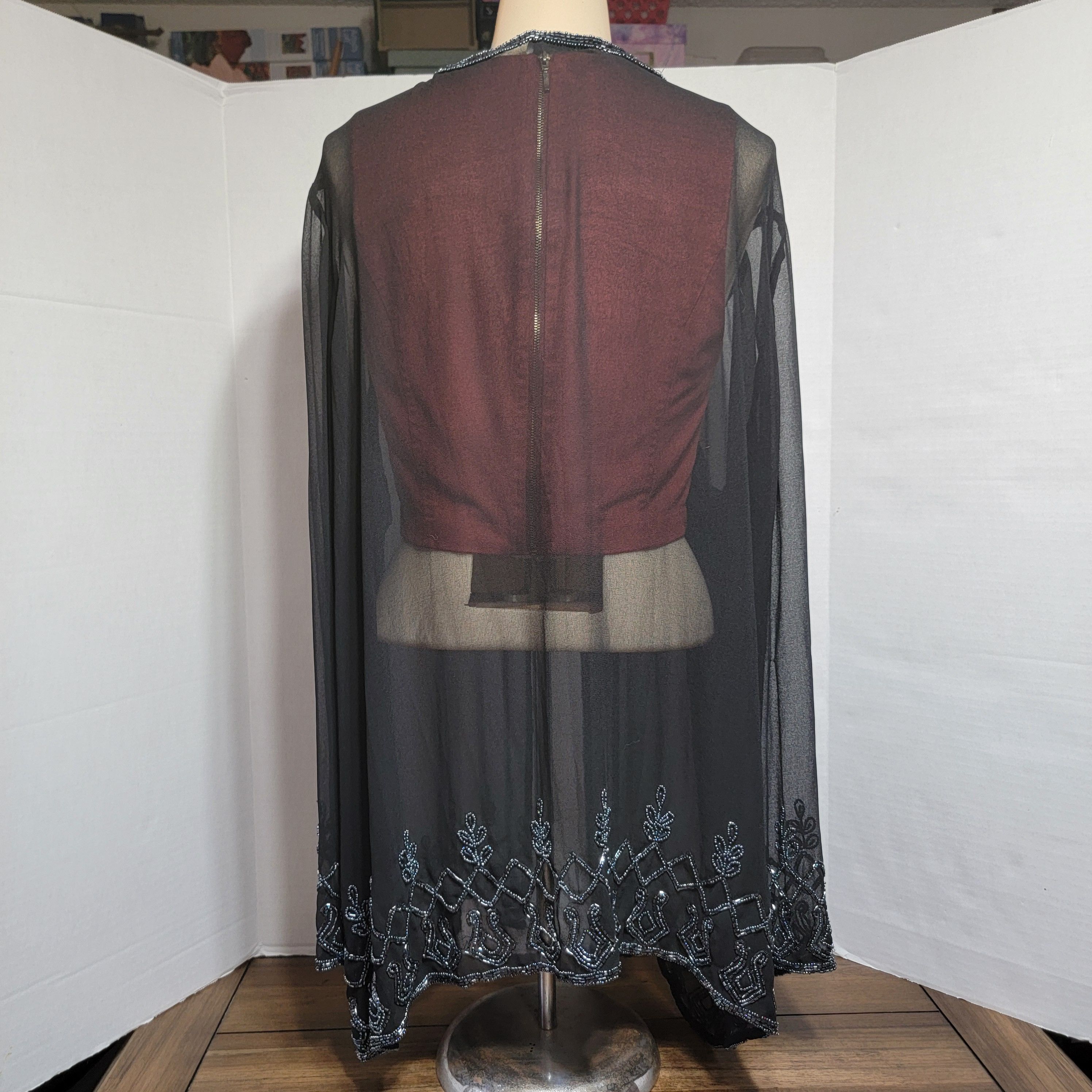 Other JMB Signature LS Sheer Formal Jacket w/ Beads - Size 2XL Size XXL / US 16-18 / IT 52-54 - 3 Thumbnail