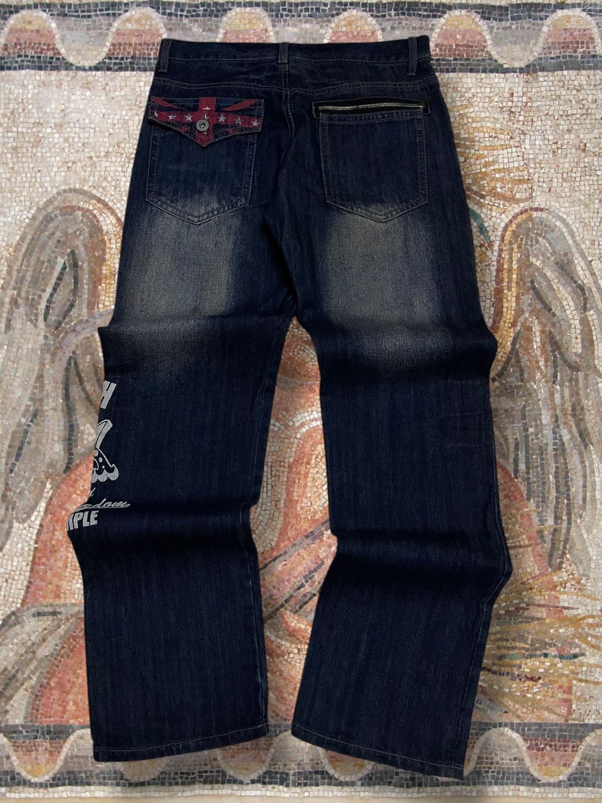 Hysteric Glamour Vintage Og 90s Designer Japan Back & Forth Distressed Denim Size US 31 - 9 Thumbnail