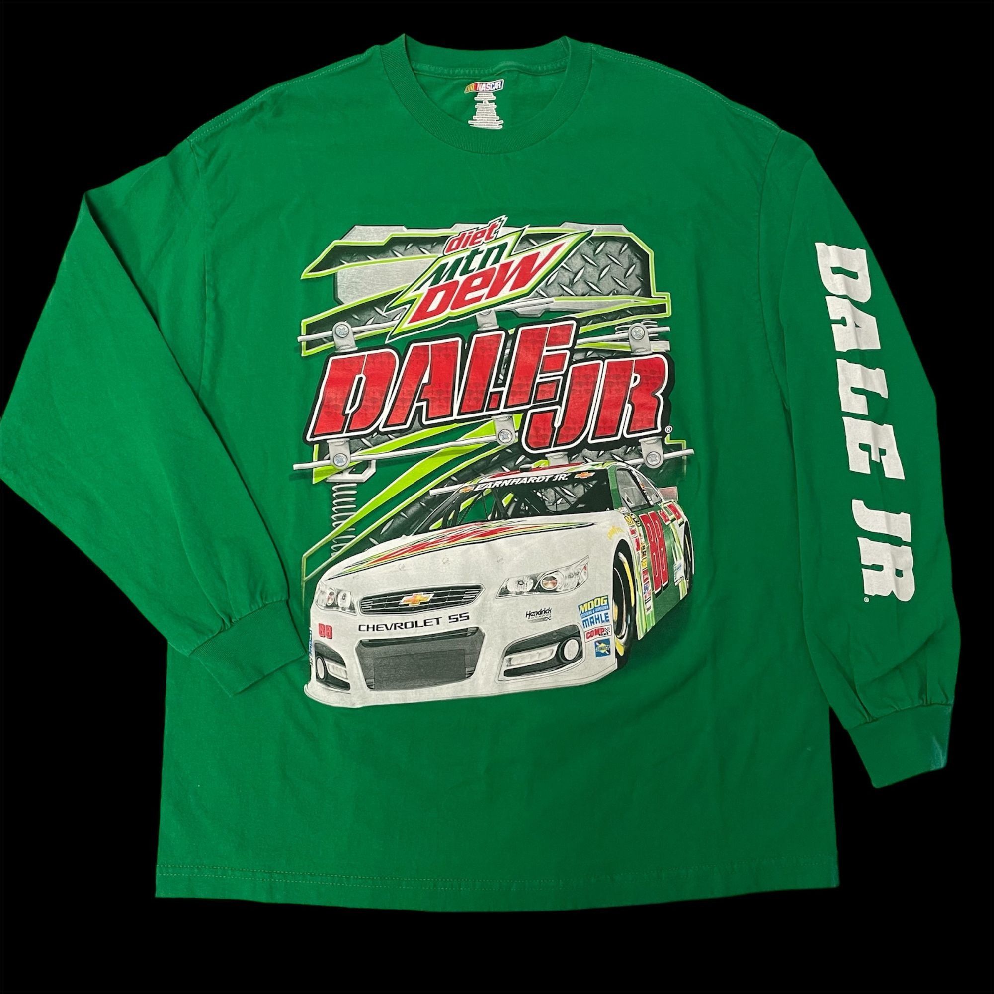 NASCAR Vtg NASCAR Mountain MTN Dew DALE Earnhardt Racing T Shirt Size US XL / EU 56 / 4 - 1 Thumbnail