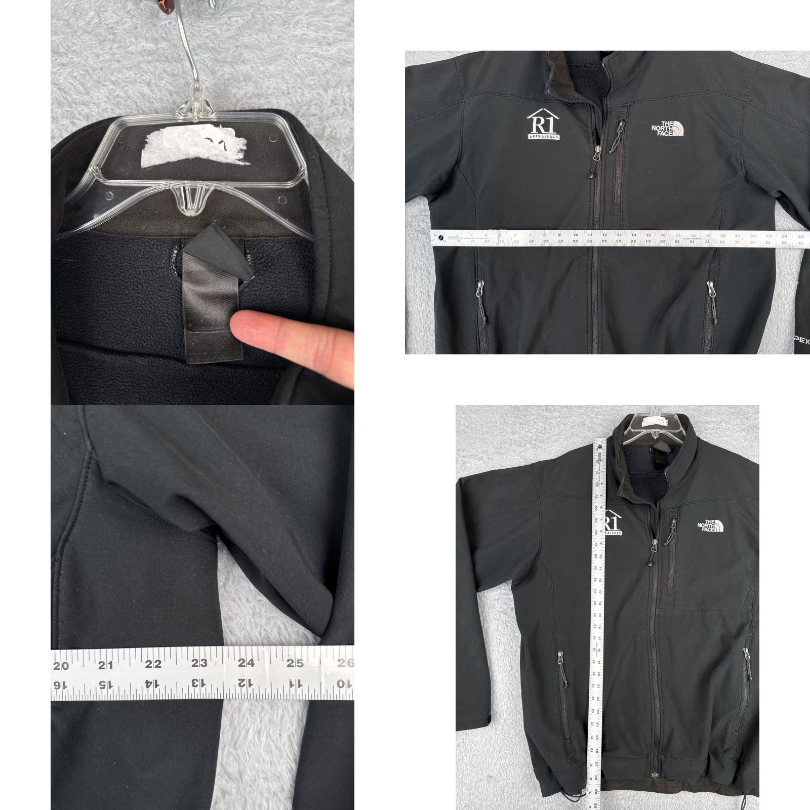 The North Face The North Face Jacket Men Large Black Full Zip Mock Neck Polyester Apex READ Size US L / EU 52-54 / 3 - 8 Thumbnail