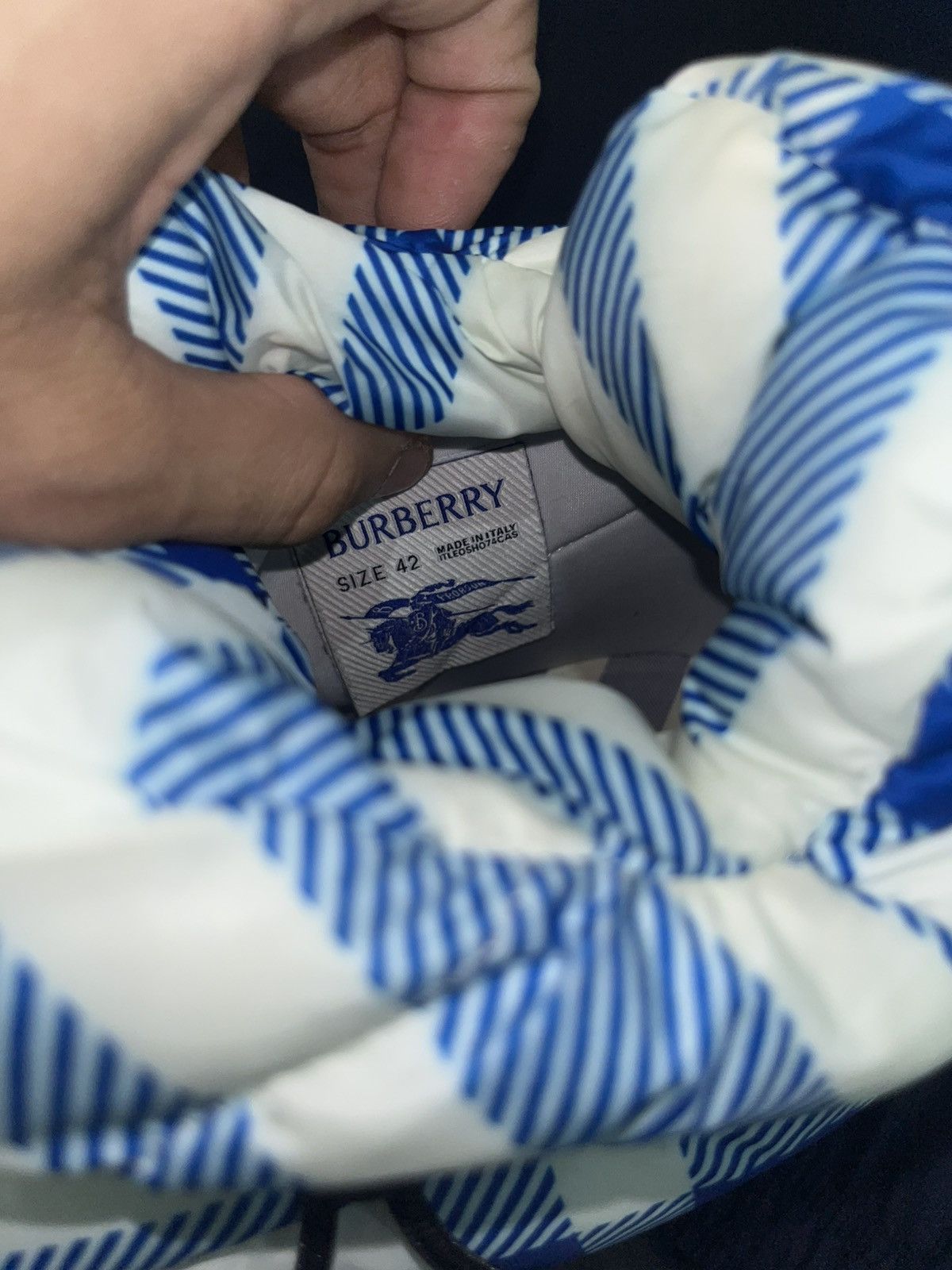 Burberry Burberry Pillow Boot – Blue Check (2021) Size US 9 / EU 42 - 6 Thumbnail