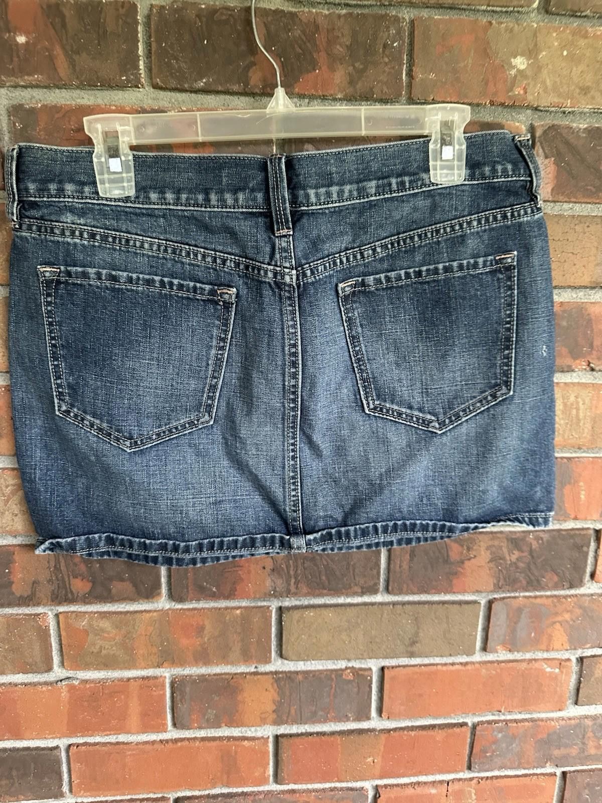 Old Navy y2k mini skirt vintage Size 8 Old Navy Blue 100% Cotton Size 30" / US 8 / IT 44 - 4 Thumbnail