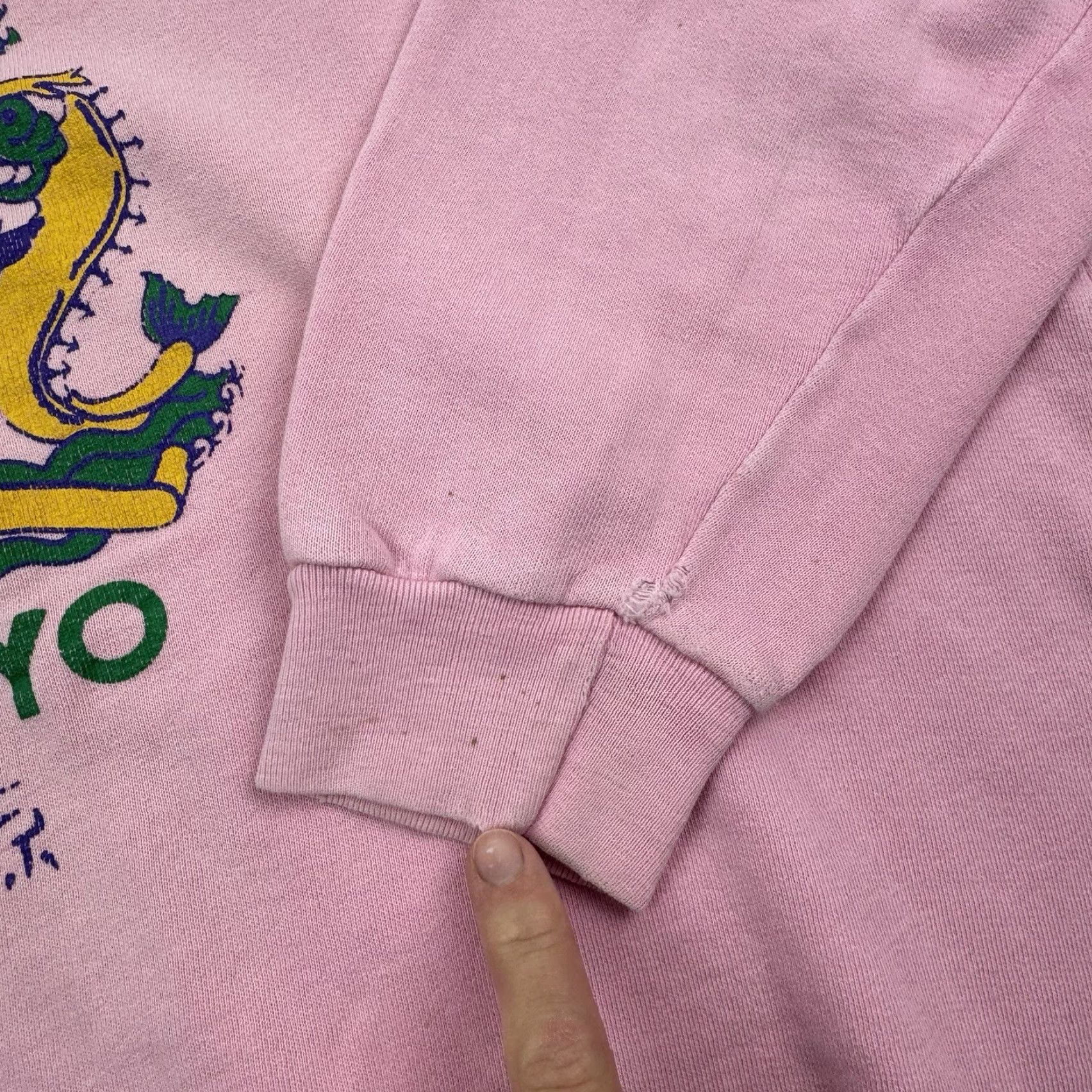 Nordstrom VINTAGE Brass Plum Sweatshirt Women’s Small Pink 1980s Tokyo Japan Activewear Crew Neck Pullover 80s Mens Womens? Size S / US 4 / IT 40 - 7 Thumbnail