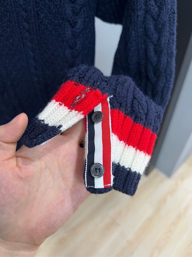Thom Browne Thom Browne size2 Hemp knitted sweater Size US M / EU 48-50 / 2 - 3 Thumbnail