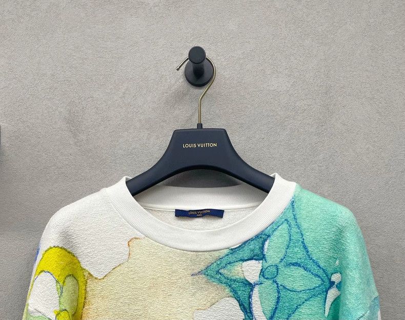 Louis Vuitton Louis Vuitton Crew Neck Pullover Ink Print Hoopless Classic Size US XL / EU 56 / 4 - 4 Thumbnail