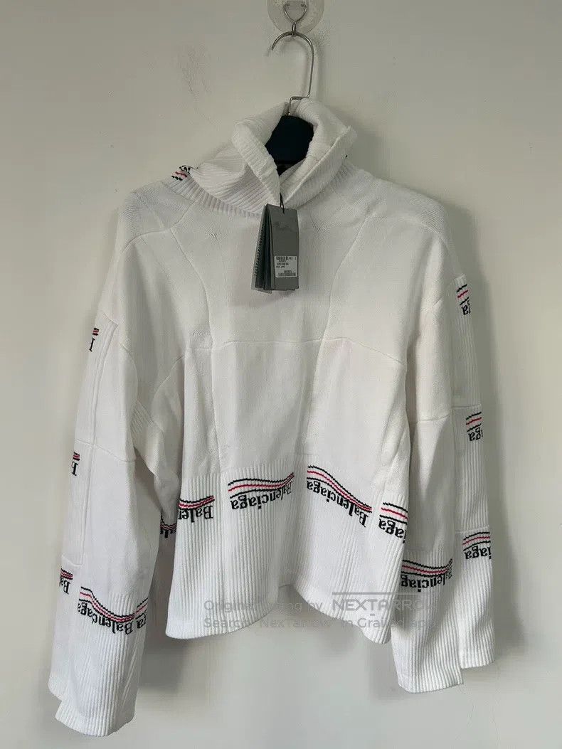 Balenciaga Balenciaga White Coca-Cola logo high neck loose short slee Size US S / EU 44-46 / 1 - 1 Thumbnail