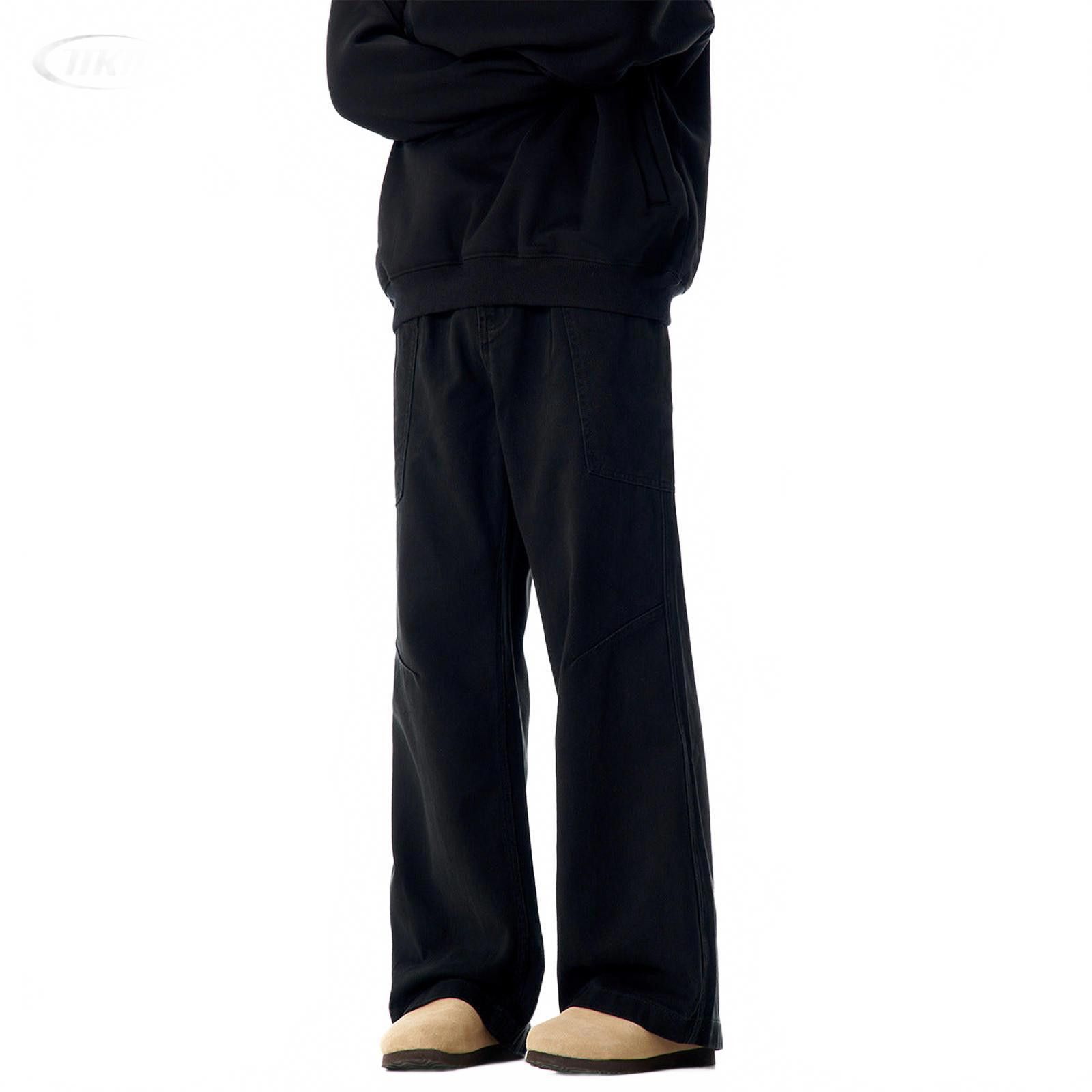 Japanese Brand Wide Leg Casual Pants, Loose Fit Trousers Size US 32 / EU 48 - 1 Thumbnail
