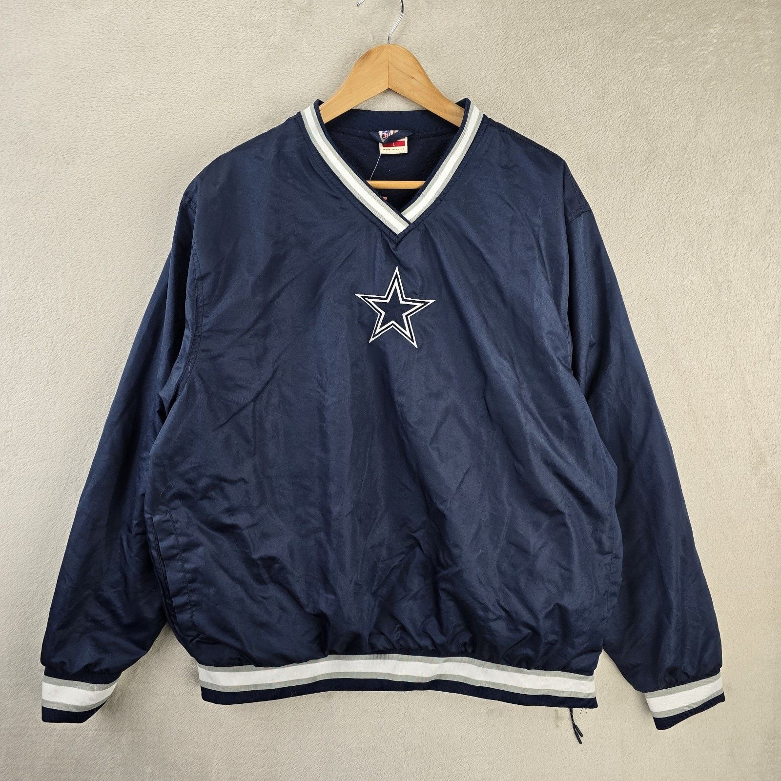 Other Dallas Cowboys Jacket Large Windbreaker Ultra Game V Neck Size US L / EU 52-54 / 3 - 2 Thumbnail