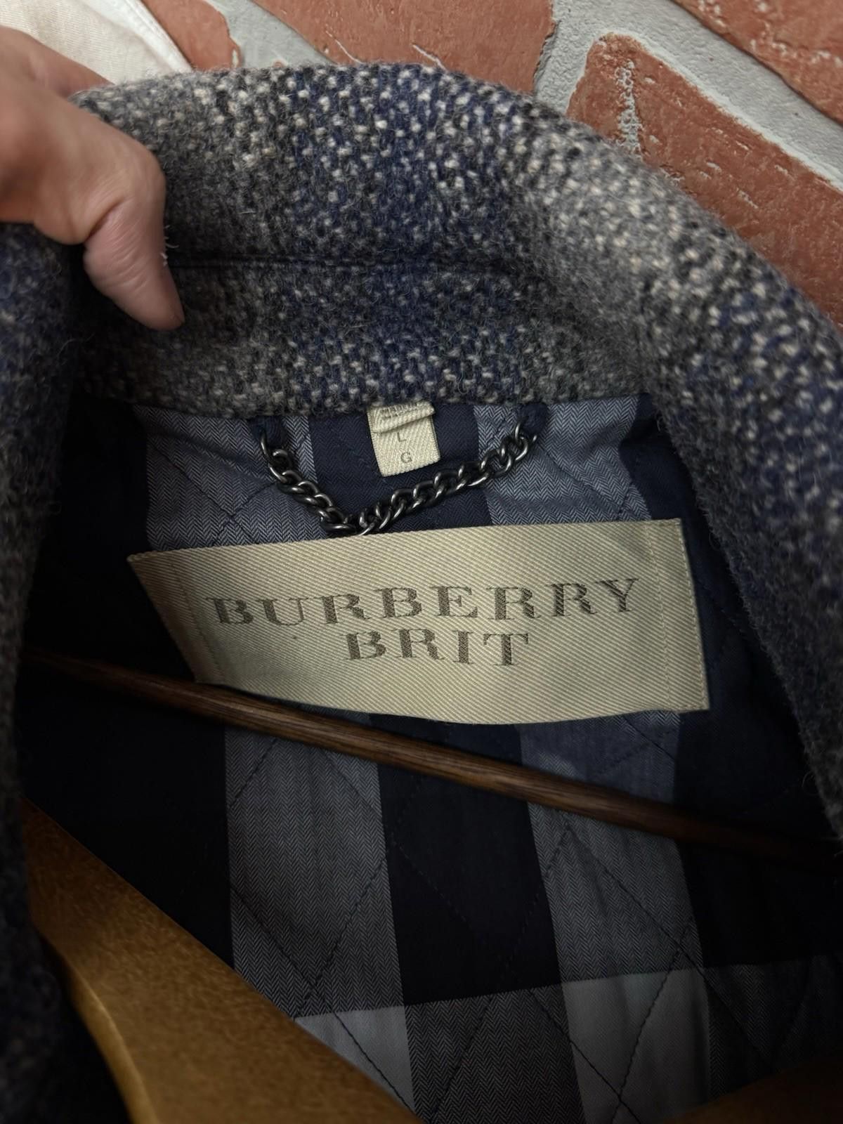 Burberry Size Large - Burberry Pea Coat Button Up Jacket $1360 Size US L / EU 52-54 / 3 - 10 Thumbnail