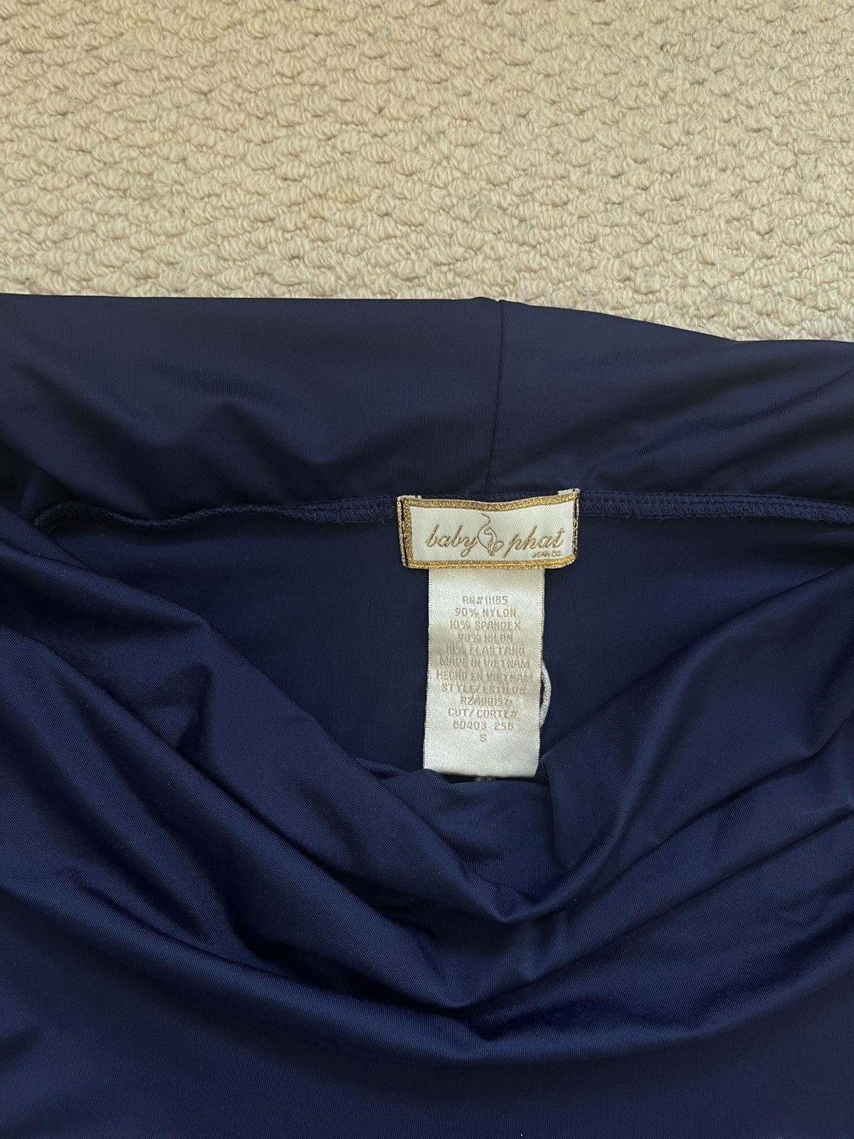 Vintage Baby Phat Cowl Neck Tee Size S / US 4 / IT 40 - 3 Thumbnail