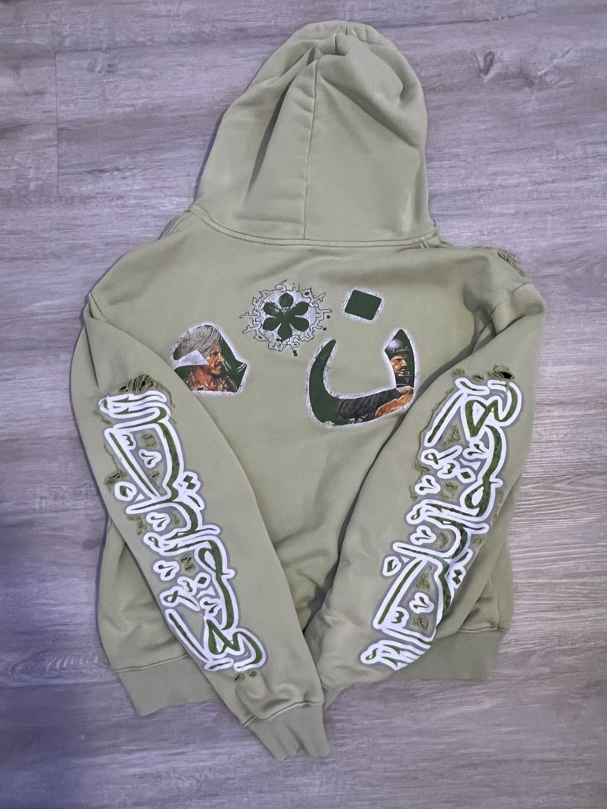 Other Nothing Matters USA Green Hoodie “Nothing Without It” Size US L / EU 52-54 / 3 - 2 Thumbnail