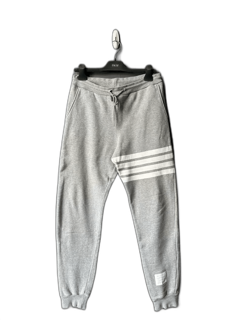 Thom Browne Thom Browne Gray Knit Sweatpants Size US 27 - 1 Thumbnail