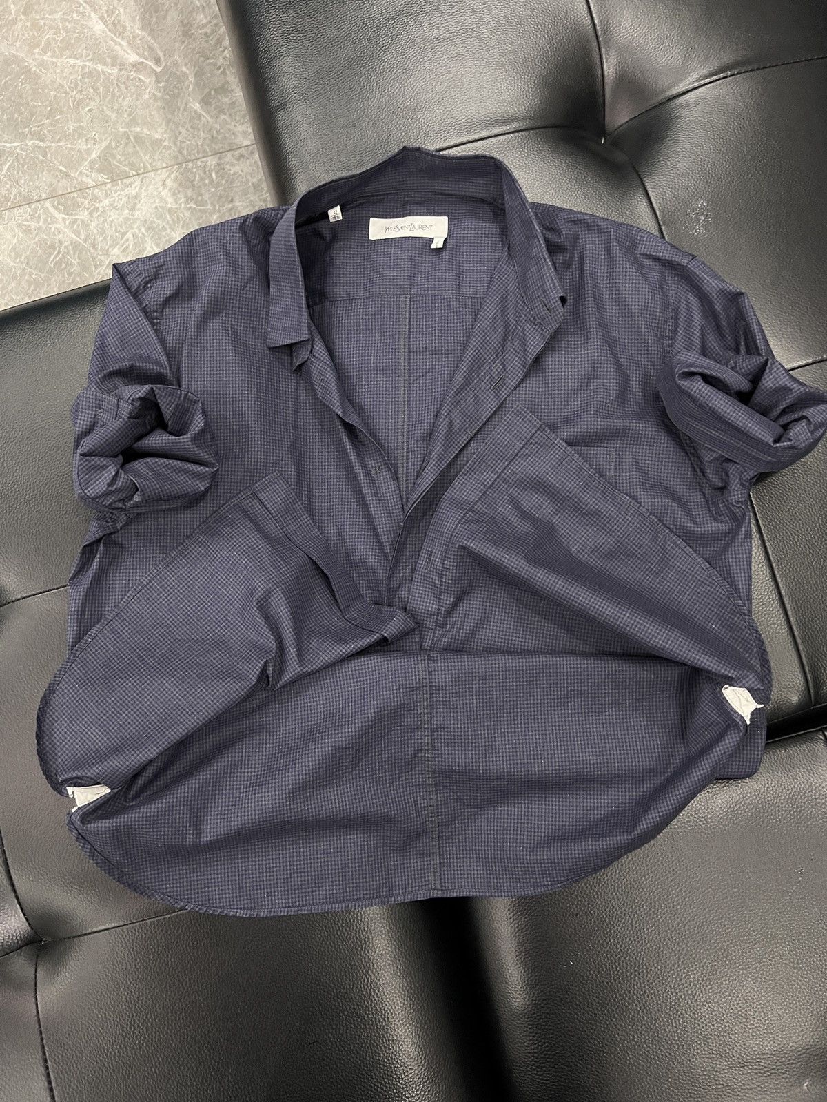 Yves Saint Laurent Yves Saint Laurent 2012 Short Sleeve Shirt Size US XS / EU 42 / 0 - 9 Thumbnail