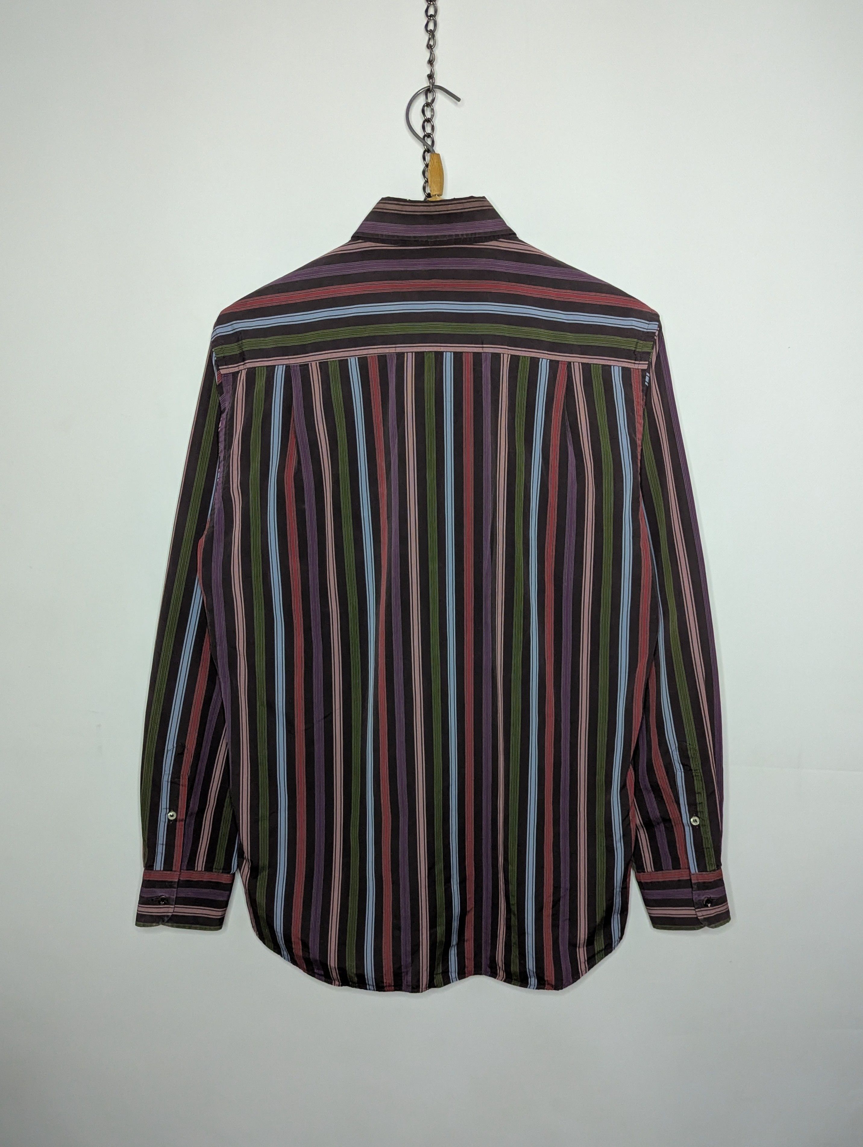 Paul & Shark × Vintage Paul & Shark Silver Collection Vintage Striped Shirt Size 40 Size US M / EU 48-50 / 2 - 7 Thumbnail