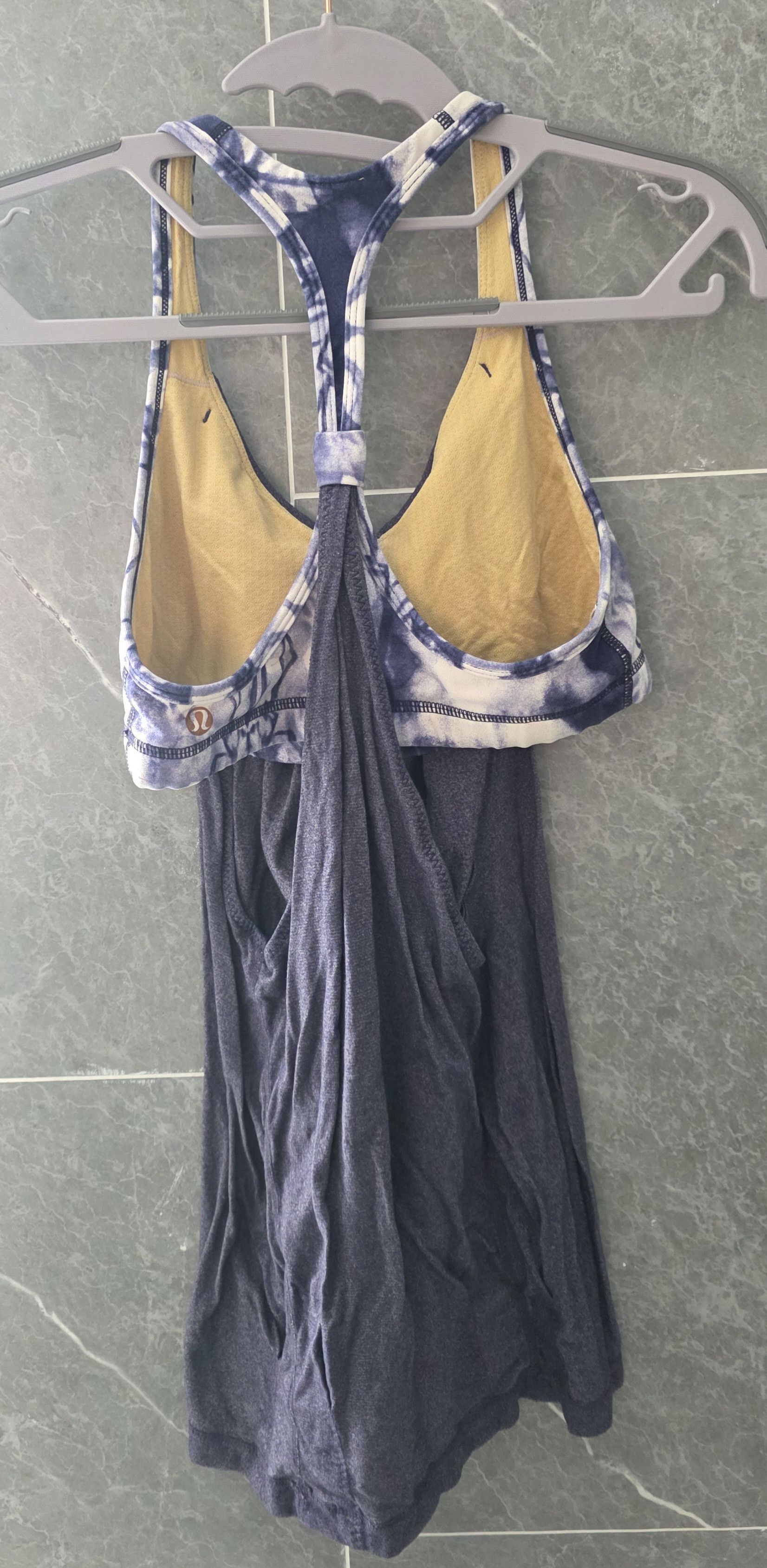 Lululemon Lululemon Practice Freely Tank Heathered Deep Indigo/Ink 4 Size S / US 4 / IT 40 - 2 Thumbnail