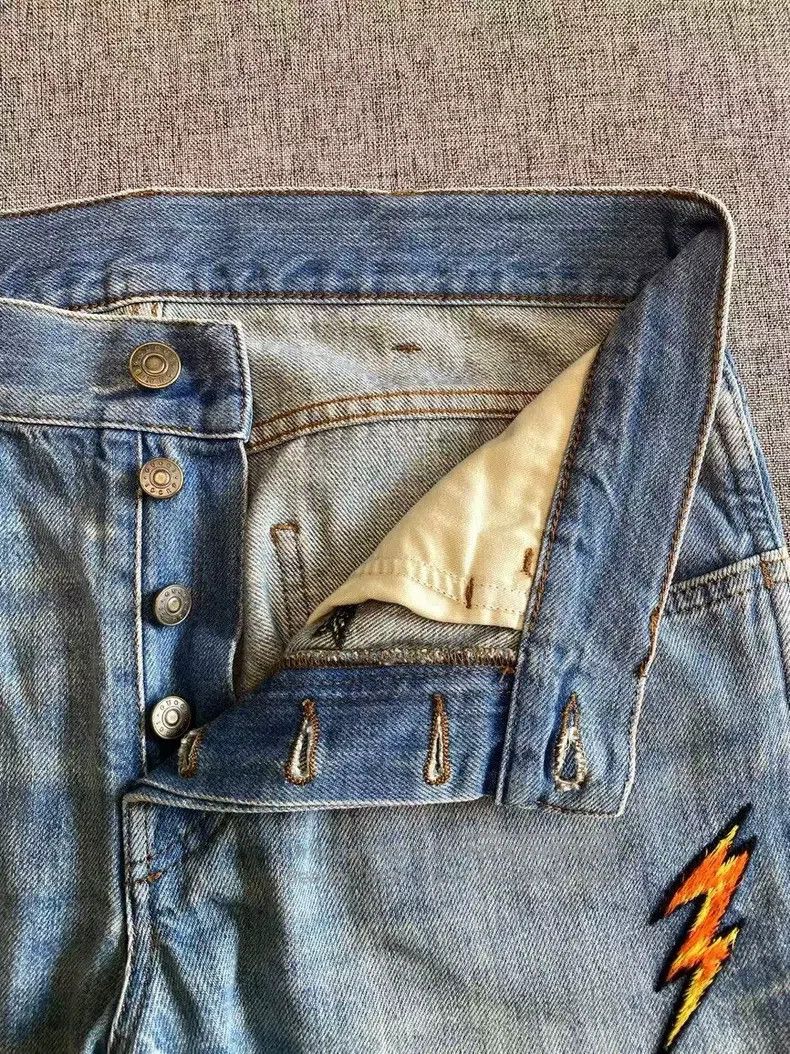 Gucci Gucci Patterned straight shorts jeans blue Size US 30 / EU 46 - 3 Thumbnail