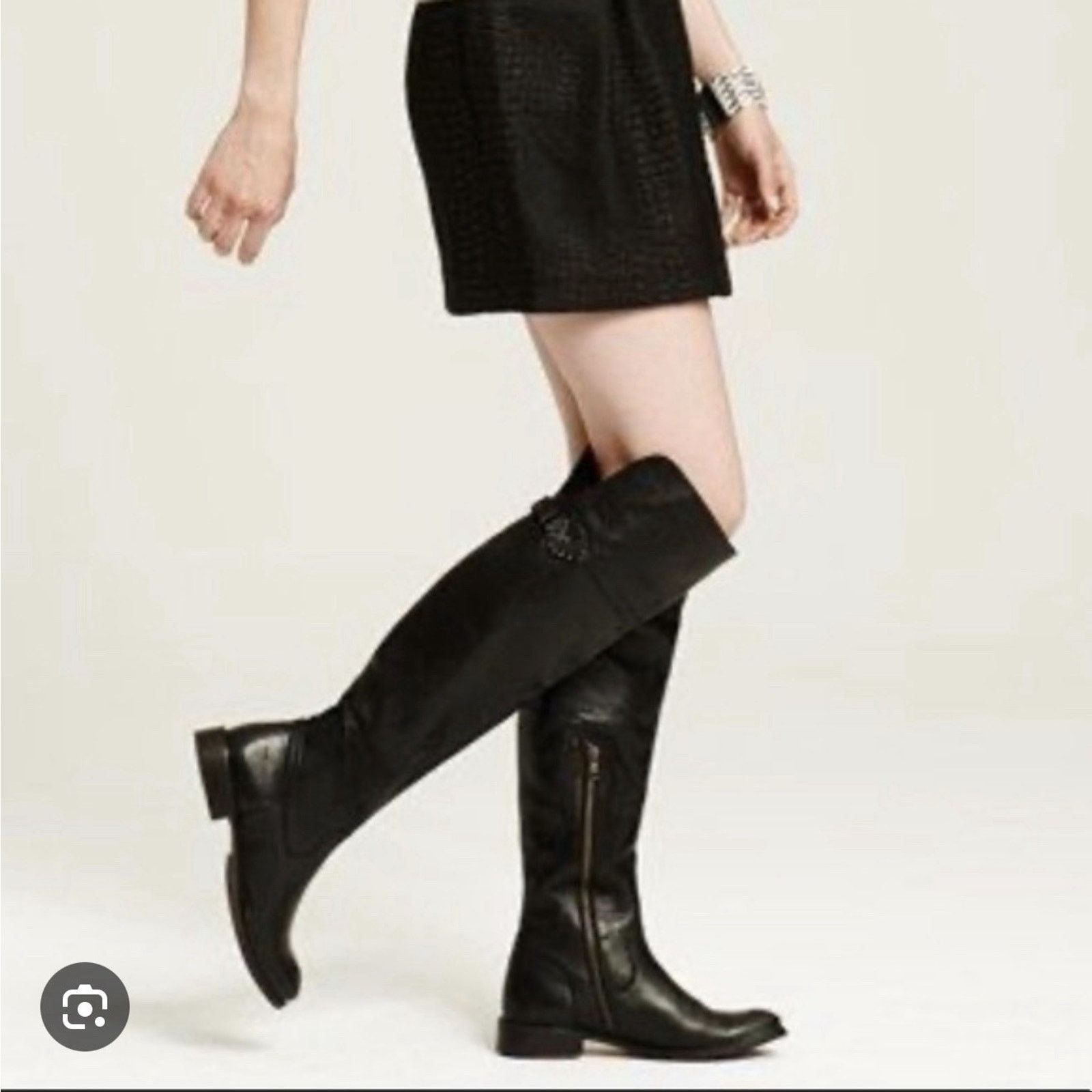 Frye Molly Tassel Tall Leather OTK Riding Boots Western 6.5