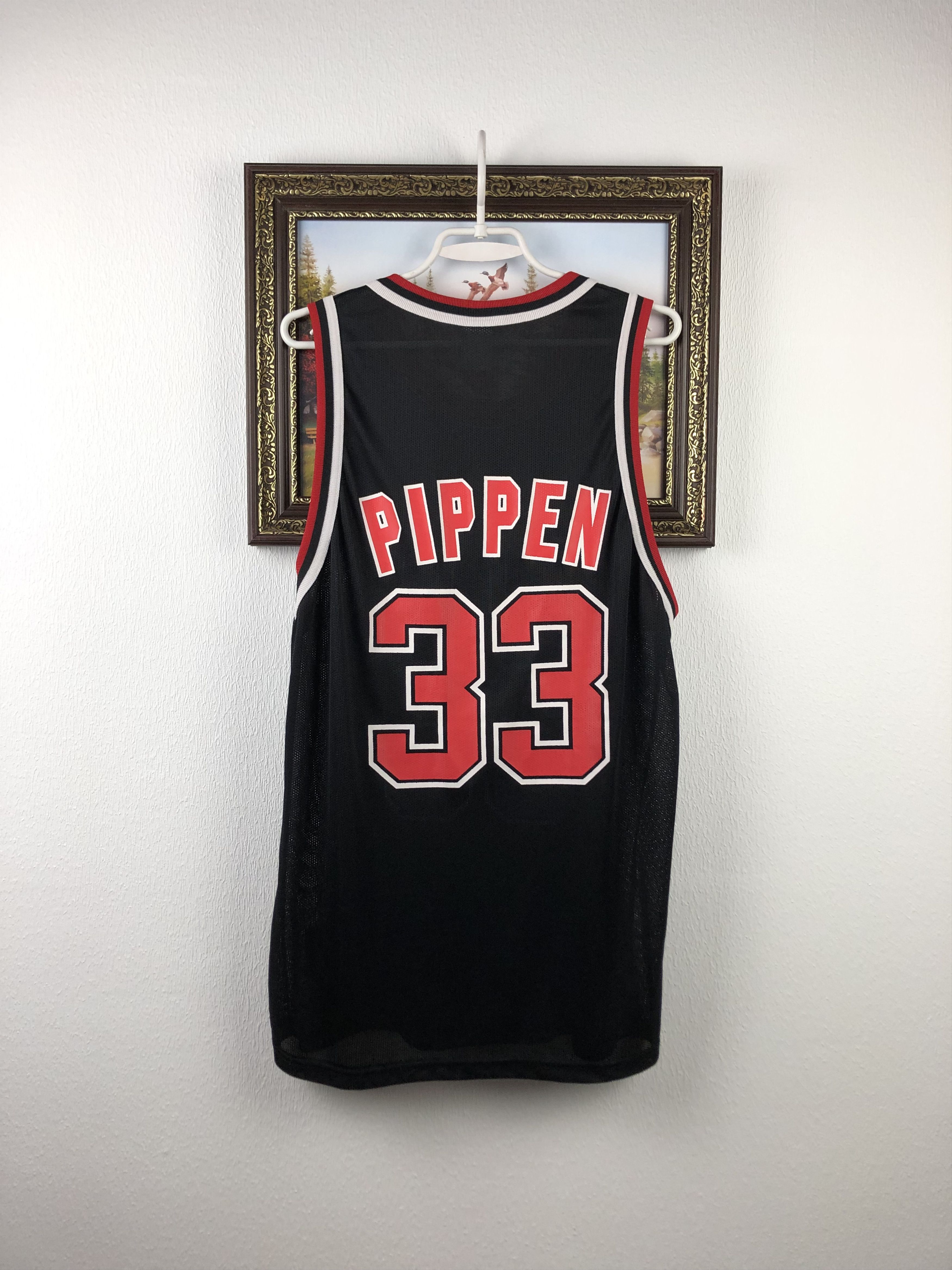 Champion Vintage Champion Scottie Pippen Chicago Bulls Jersey Black Size US L / EU 52-54 / 3 - 10 Thumbnail