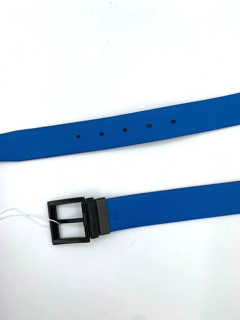 Prada Prada Blue leather double-sided belt 2501-Nextarrow Size ONE SIZE - 5 Thumbnail