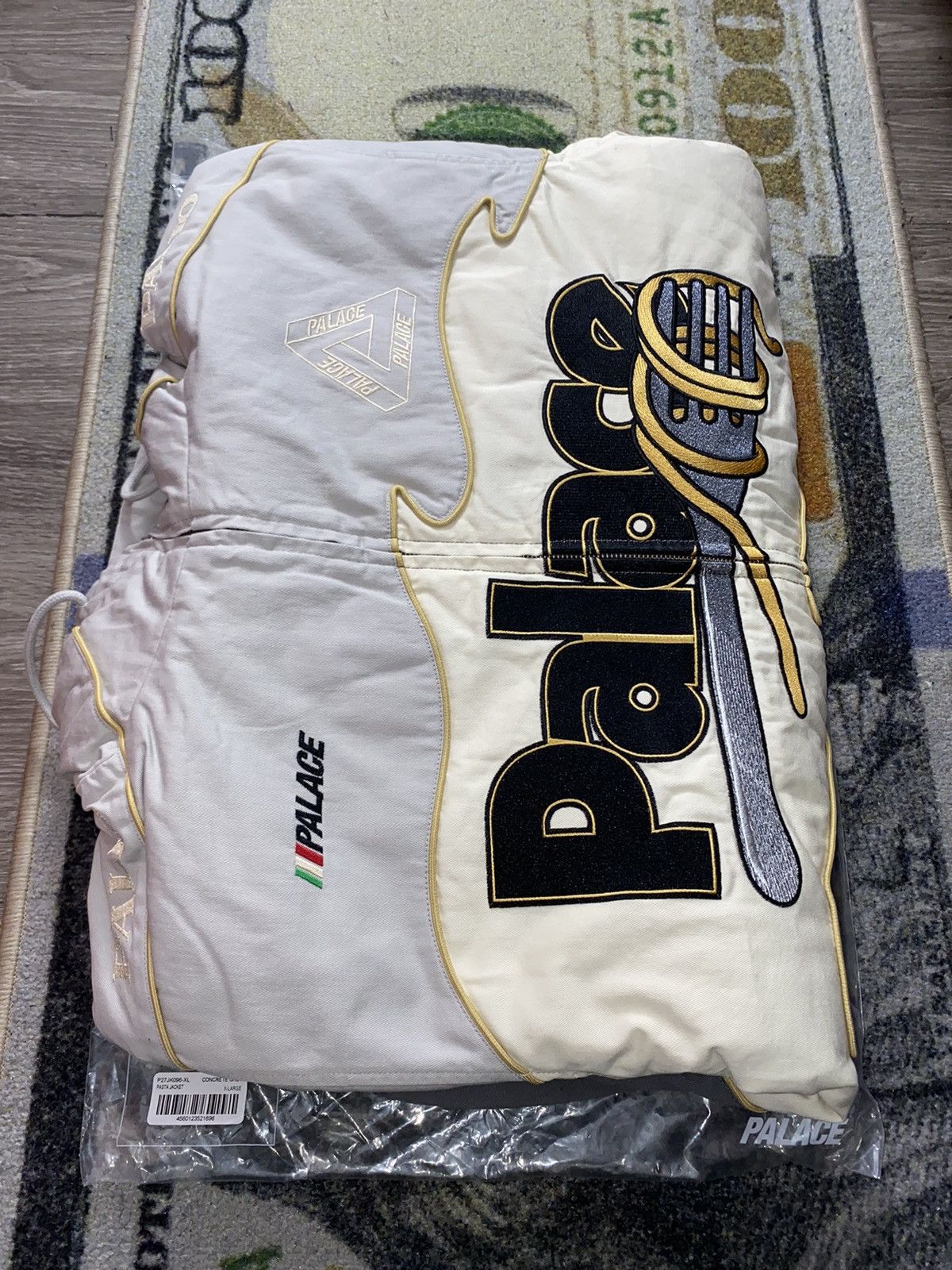 Palace Palace Pasta Jacket Concrete Gray | Grailed