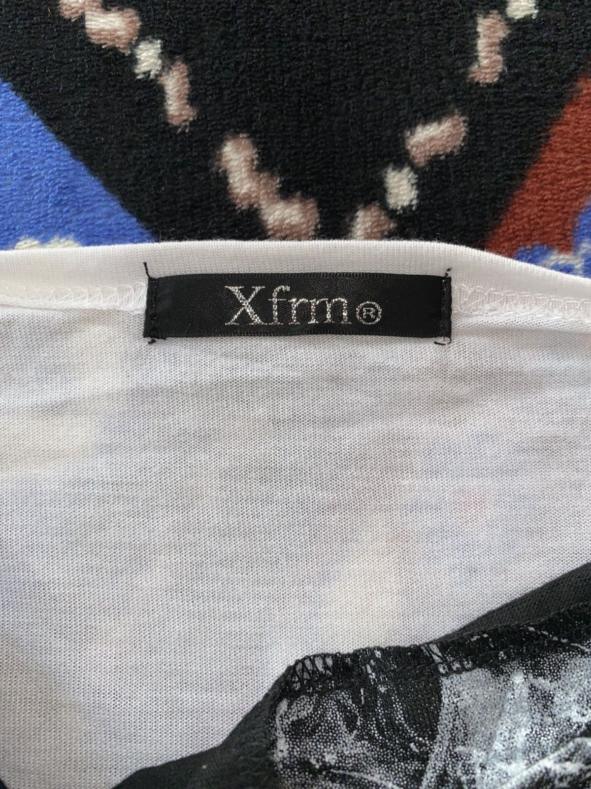Japanese Brand Xfrm Asymmetrical Double Layer Flowers Tshirt Size US L / EU 52-54 / 3 - 6 Thumbnail