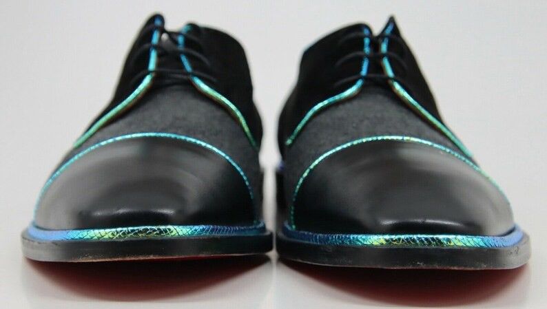 Christian Louboutin Christian Louboutin Limited Edition Reflective Green Oxford Size US 8 / EU 41 - 2 Thumbnail