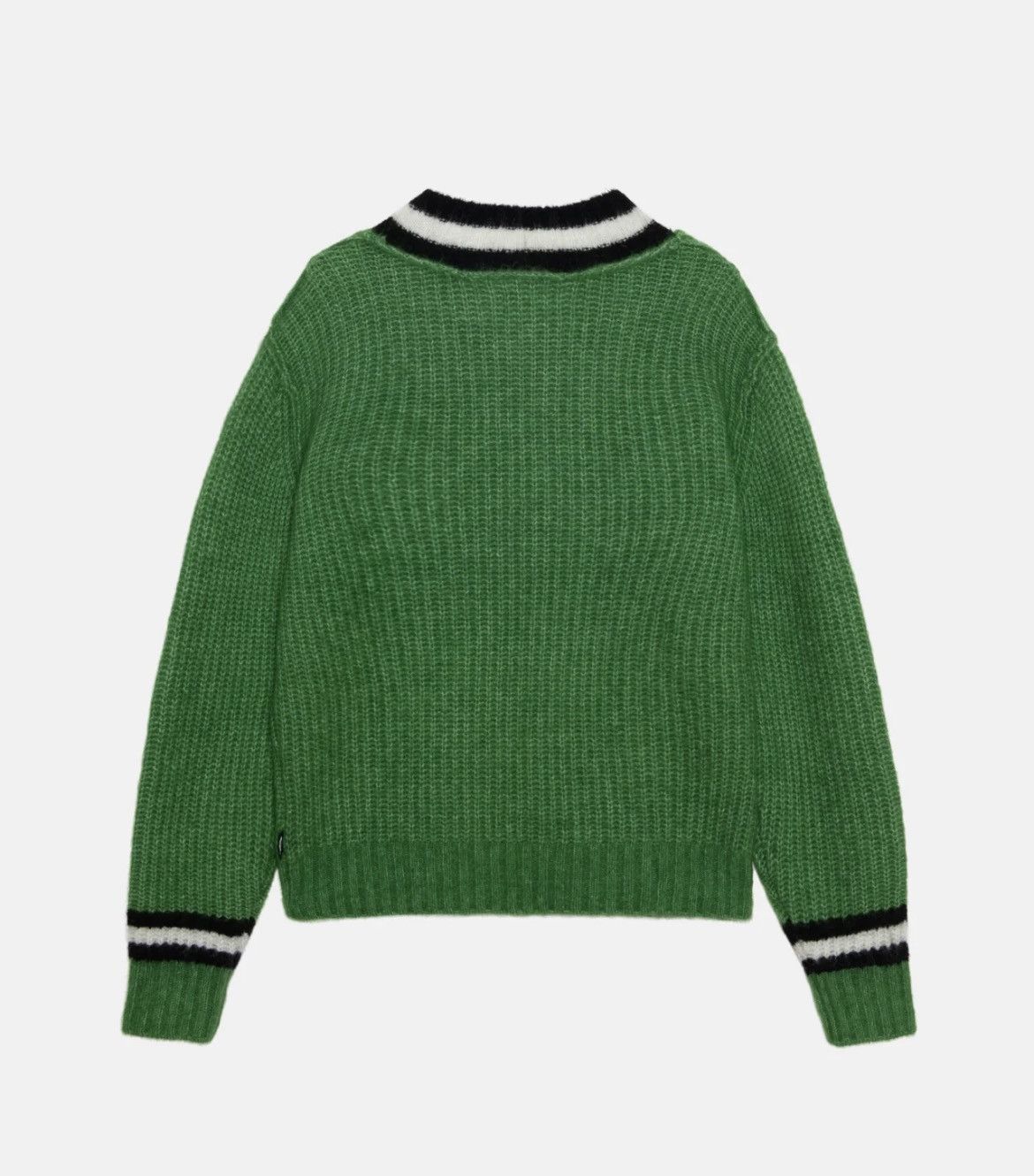 Streetwear × Stussy × Vintage Stussy Mohair Tennis Sweater | Grailed