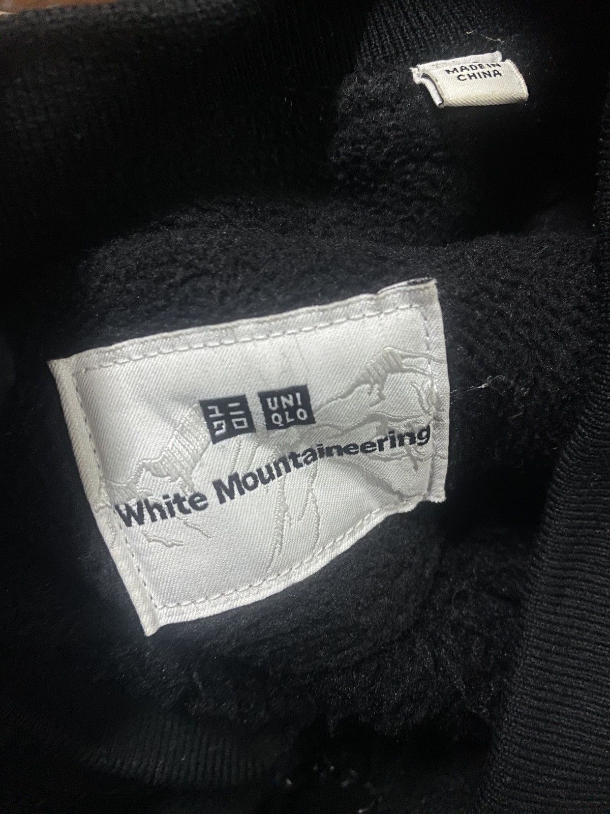 Uniqlo × White Mountaineering UNIQLO WHITE MOUNTAINEERING XL SIZE BLACK PILE FLEECE JACKET Size US XL / EU 56 / 4 - 13 Thumbnail