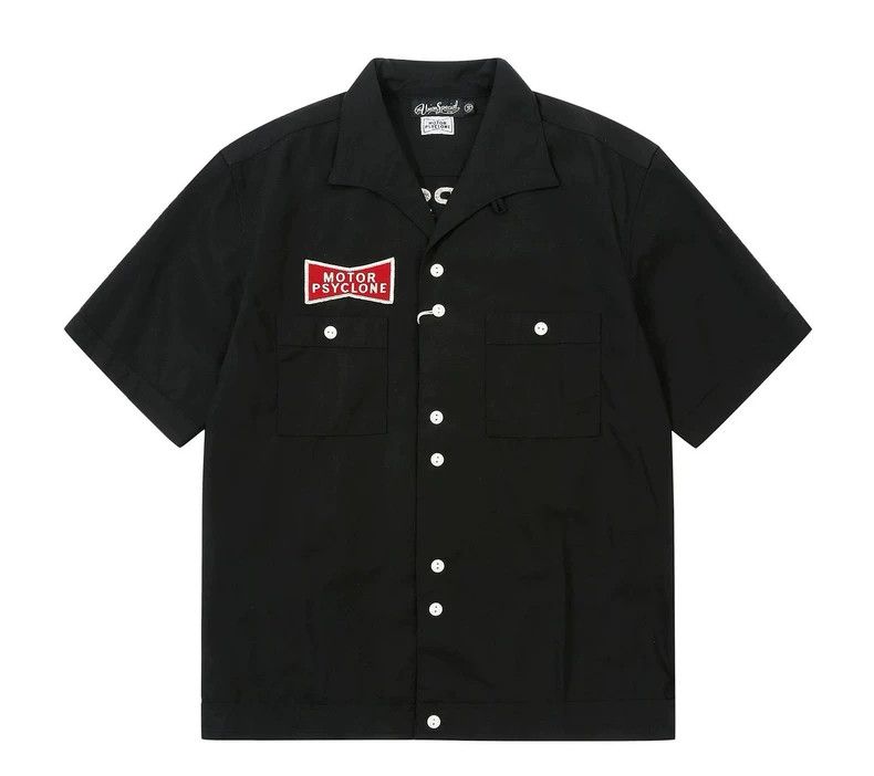 Freewheelers Black Short Sleeve Embroidered Shirt Size US M / EU 48-50 / 2 - 1 Thumbnail