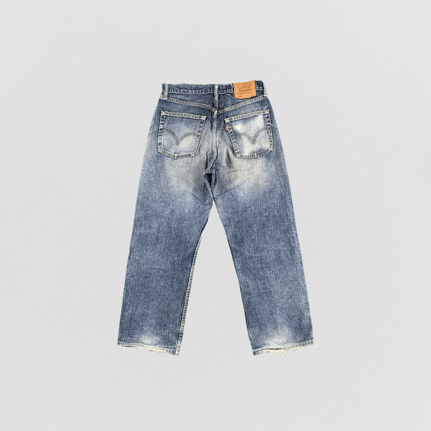 Levi's × Vintage 90s Vintage Blue Wash Levis 539 Jeans-JM2046 Size US 31 - 2 Thumbnail