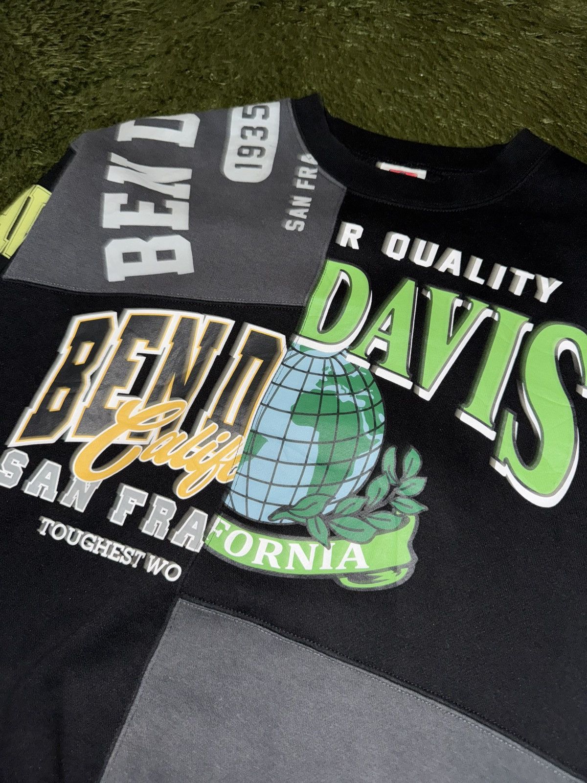 Ben Davis [M] Ben Davis Japan Exclusive Graphic Mixed Sweatshirt Size US M / EU 48-50 / 2 - 2 Thumbnail