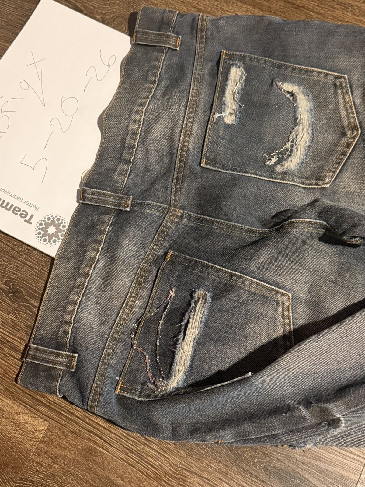 Jaded London Flare Jean Size US 34 / EU 50 - 4 Thumbnail
