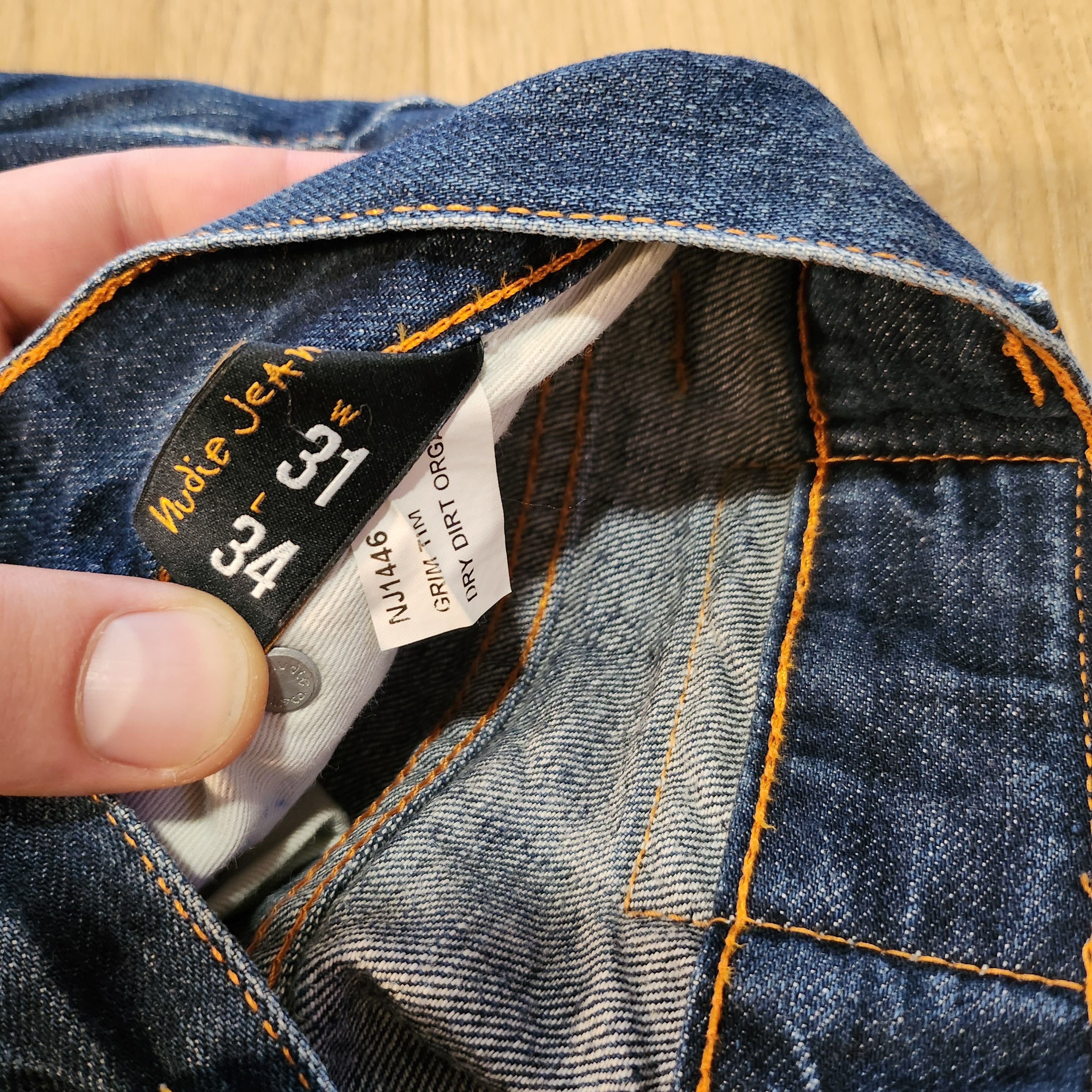 Nudie Jeans Grim Tim 31x34 Size US 31 - 4 Thumbnail