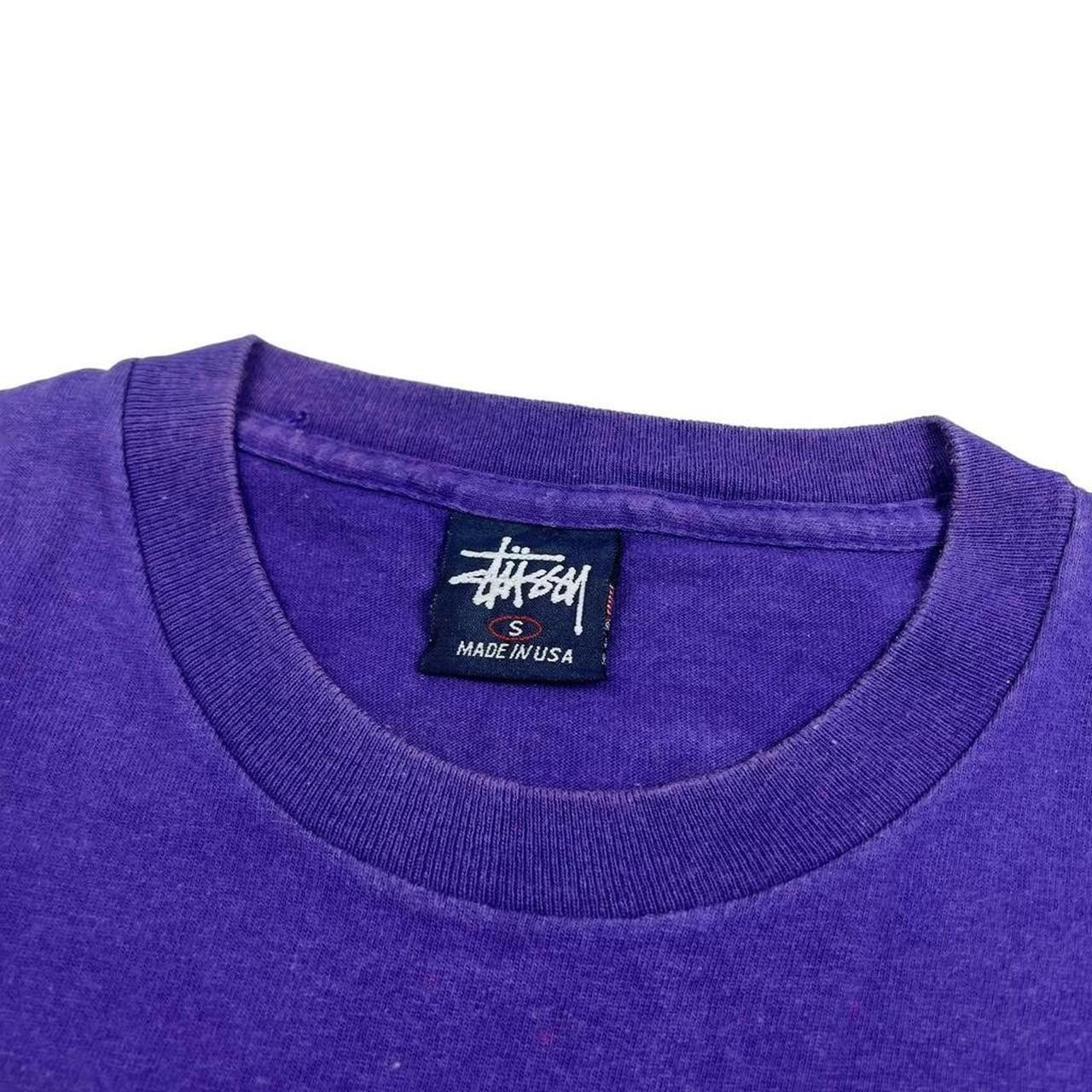 Stussy Vintage 90s Stussy Skater Monogram LV T-Shirt - Small Size US S / EU 44-46 / 1 - 3 Thumbnail